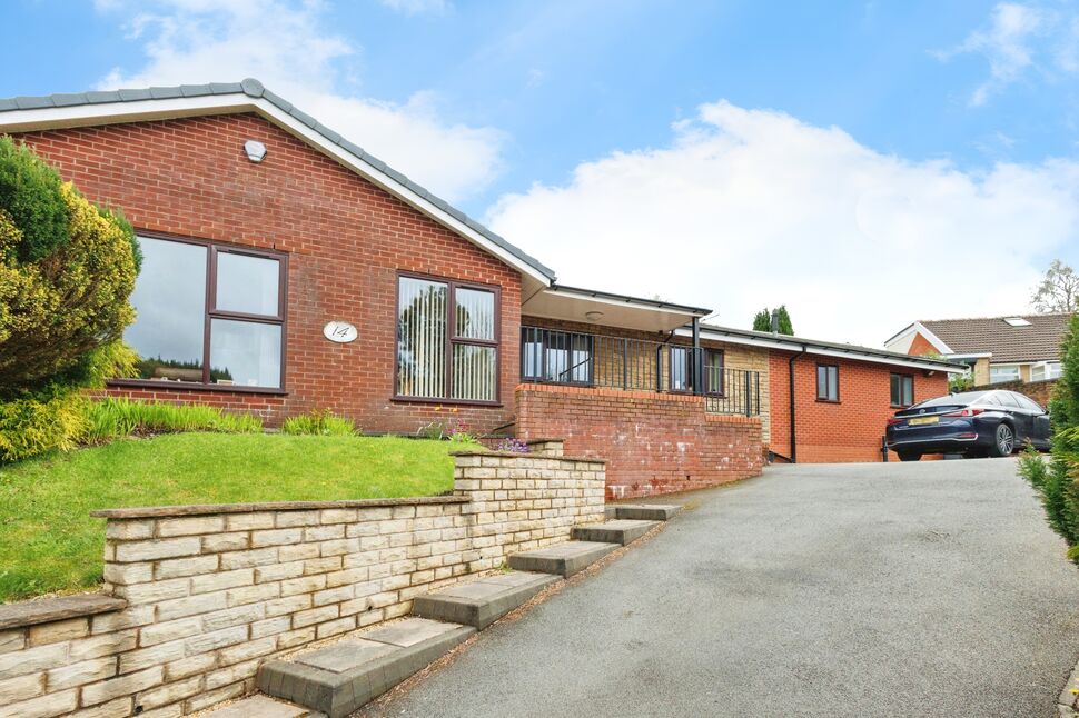 Main image of 4 bedroom Detached Bungalow for sale, Hillside Avenue, Shaw, Greater Manchester, OL2