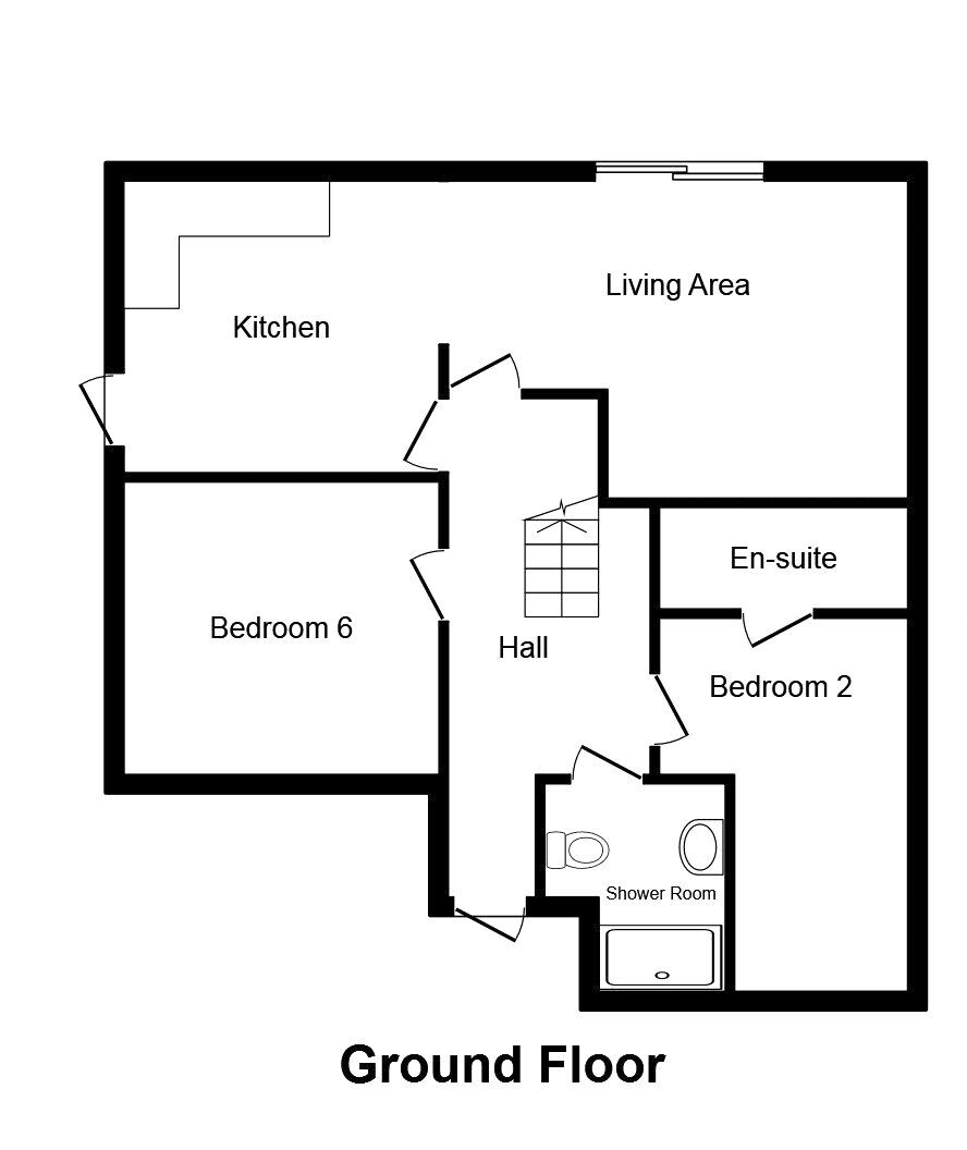 Floorplan of 1 bedroom Detached Room to rent, Penwell Fold, Oldham, Greater Manchester, OL1