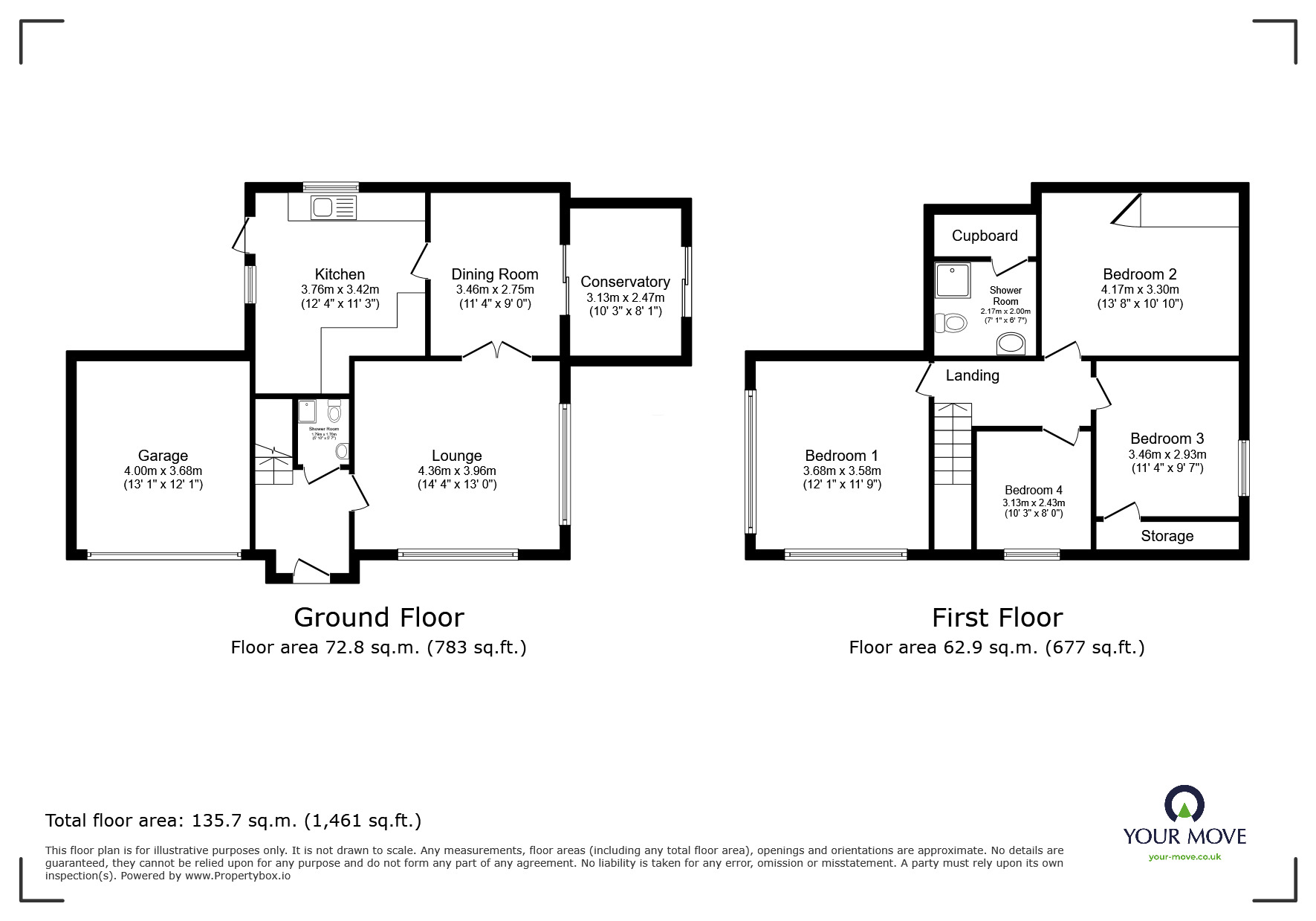 Floorplan of 4 bedroom Detached House for sale, Rochdale Road, Shaw, Greater Manchester, OL2