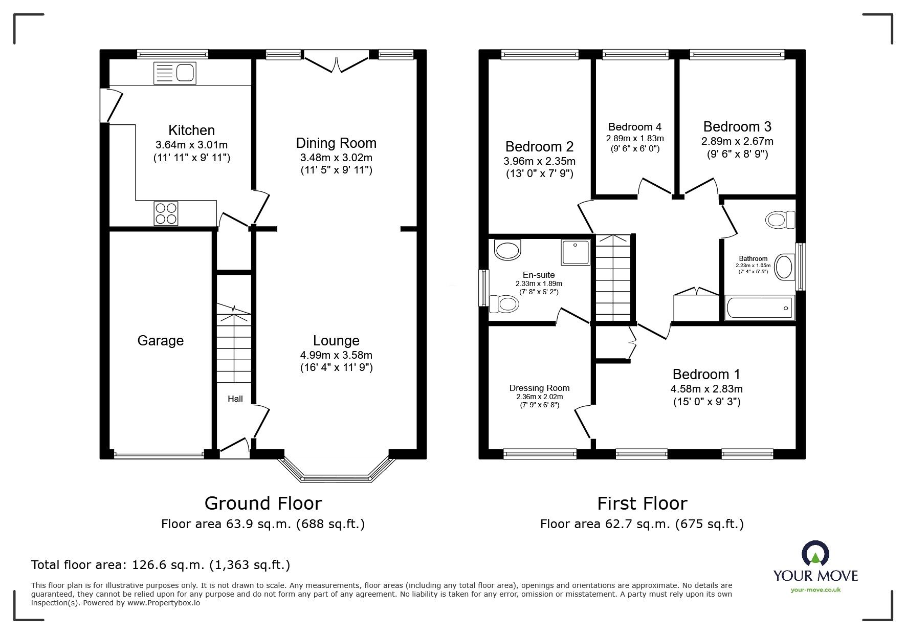 Floorplan of 4 bedroom Detached House for sale, Rakewood Drive, Oldham, Greater Manchester, OL4