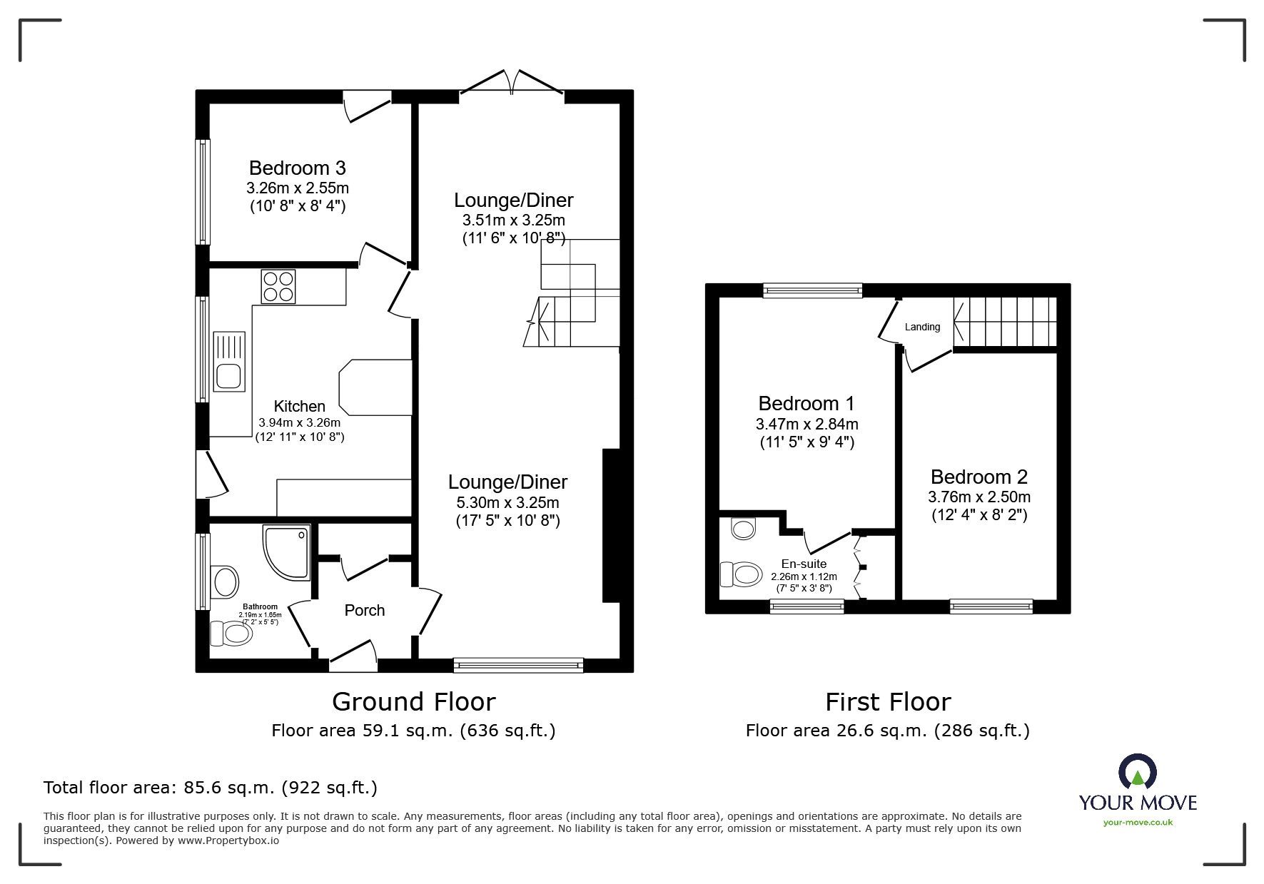Floorplan of 4 bedroom Semi Detached Bungalow for sale, Charnwood Close, Shaw, Greater Manchester, OL2