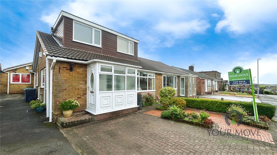 Main image of 4 bedroom Semi Detached Bungalow for sale, Charnwood Close, Shaw, Greater Manchester, OL2