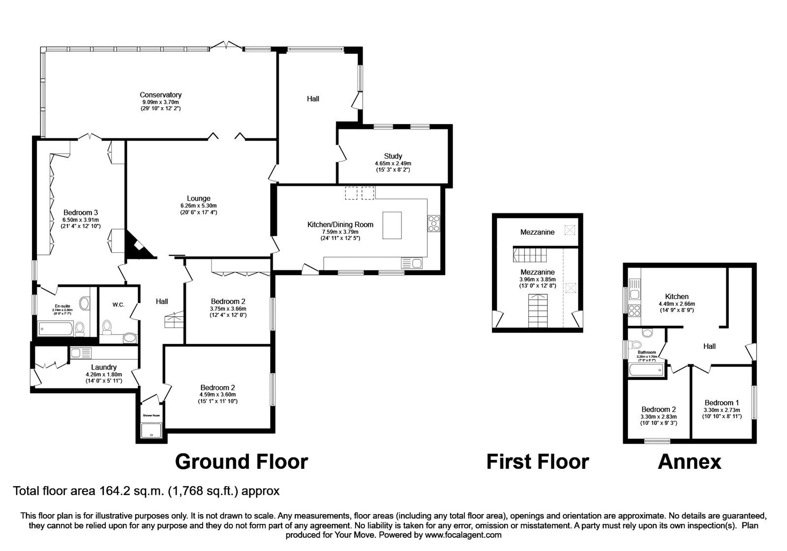 Floorplan of 7 bedroom Detached Bungalow for sale, Blackshaw Lane, Royton, Greater Manchester, OL2