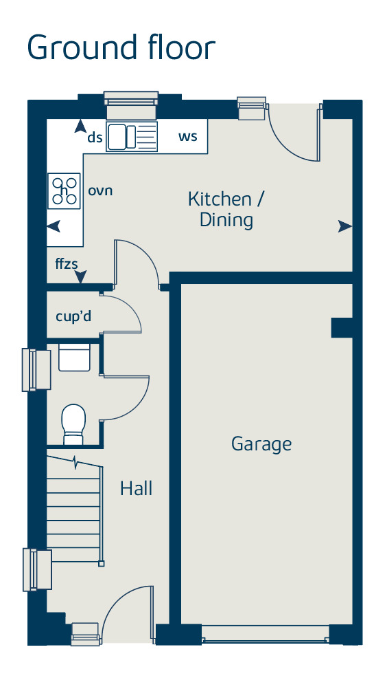 Floorplan of 4 bedroom Semi Detached House for sale, Hollin Bank Close, Littleborough, OL15