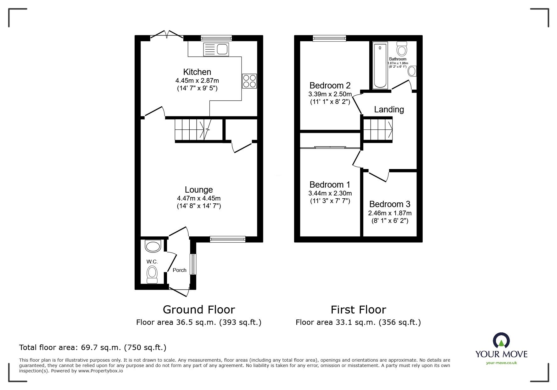 Floorplan of 3 bedroom Detached House for sale, Friars Crescent, Rochdale, Greater Manchester, OL11