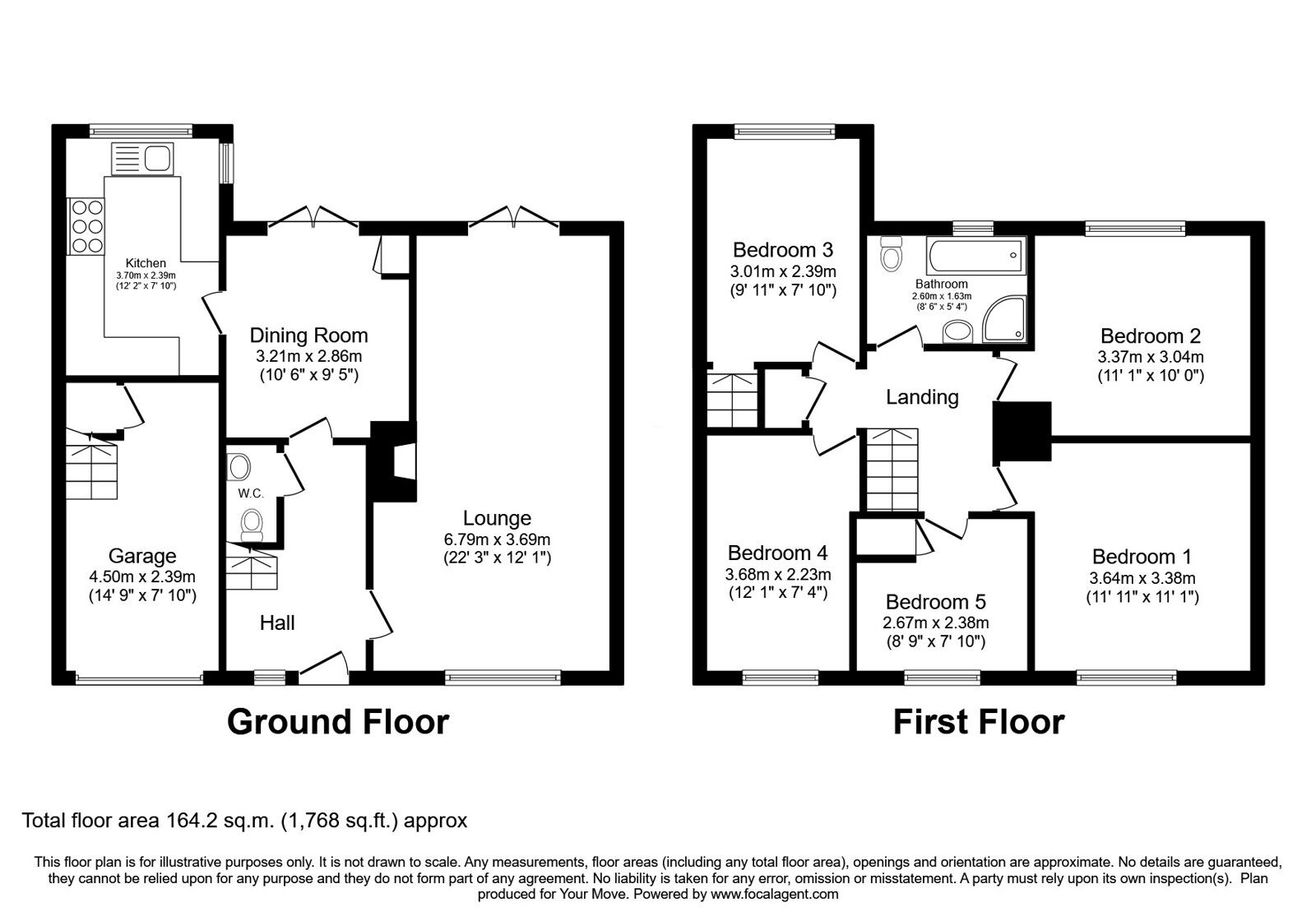 Floorplan of 5 bedroom Semi Detached House for sale, Higher Rise, Shaw, Greater Manchester, OL2