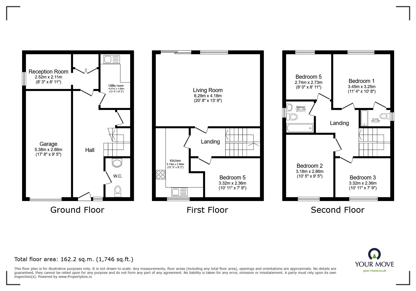Floorplan of 5 bedroom Detached House for sale, Elderberry Close, Diggle, Greater Manchester, OL3