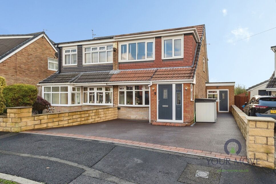 Main image of 3 bedroom Semi Detached House for sale, Devonport Crescent, Royton, Greater Manchester, OL2