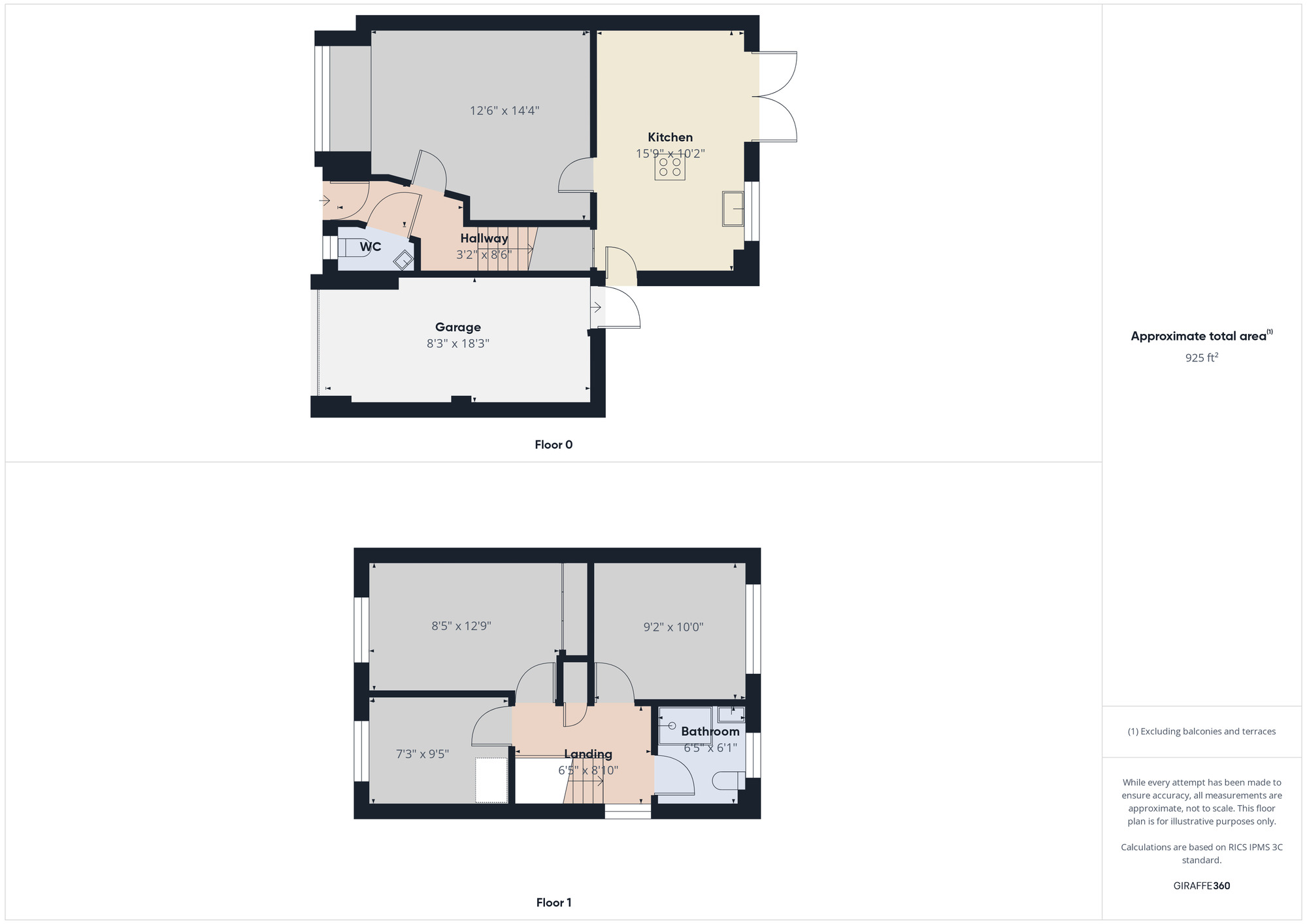 Floorplan of 3 bedroom Detached House to rent, Clarewell Avenue, Solihull, West Midlands, B91