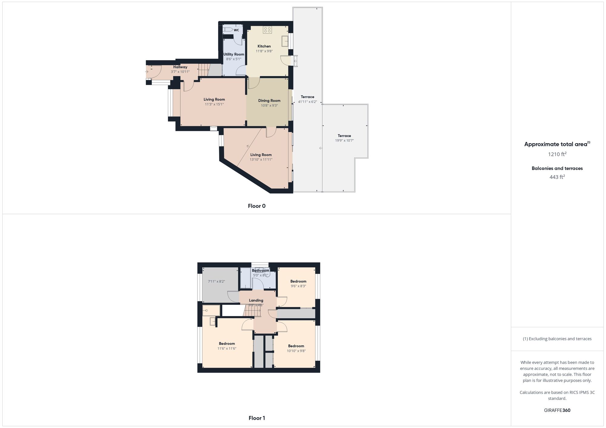 Floorplan of 4 bedroom Detached House for sale, Palmers Close, Shirley, West Midlands, B90