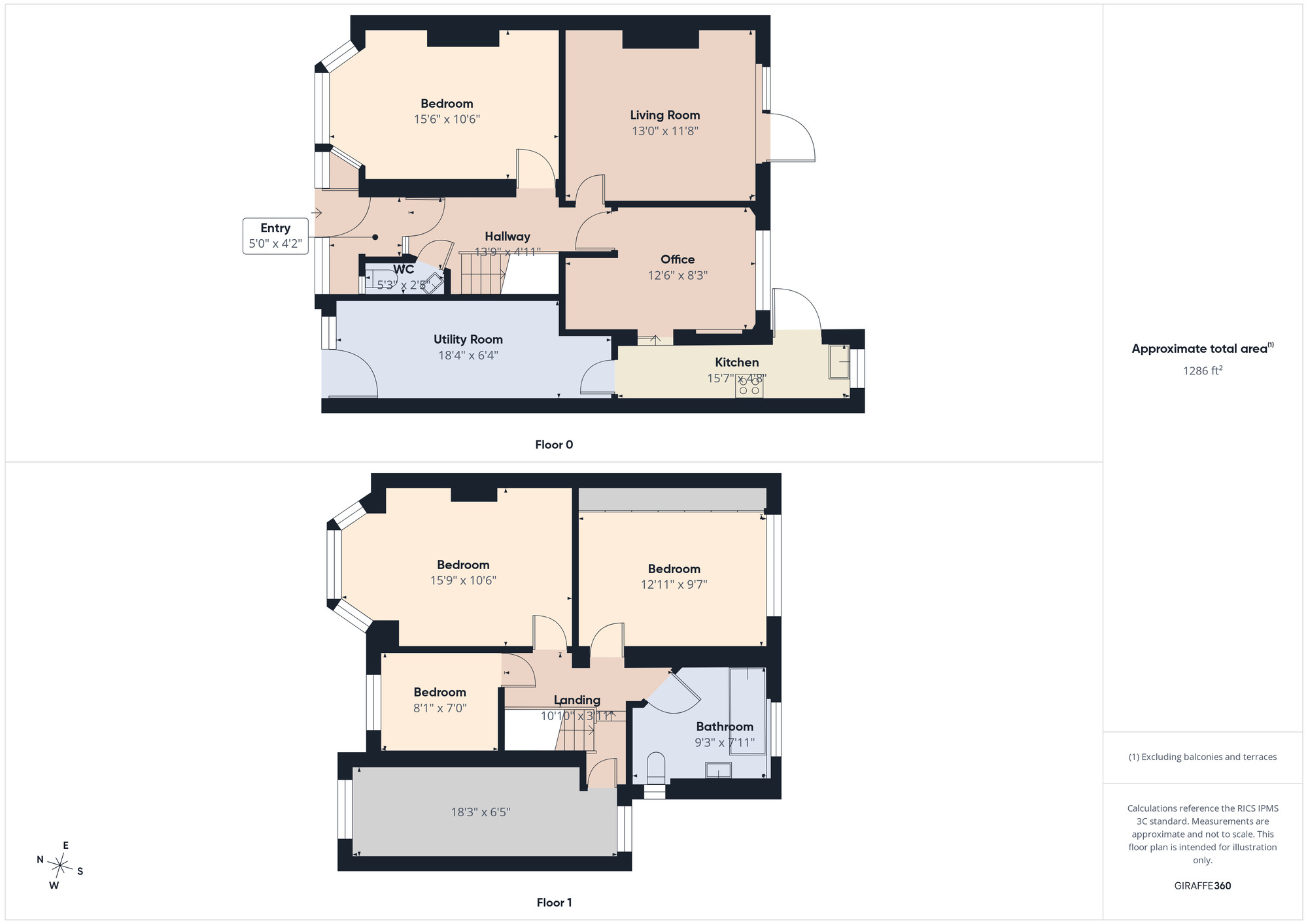 Floorplan of 4 bedroom Semi Detached House for sale, Cropthorne Road, Shirley, West Midlands, B90