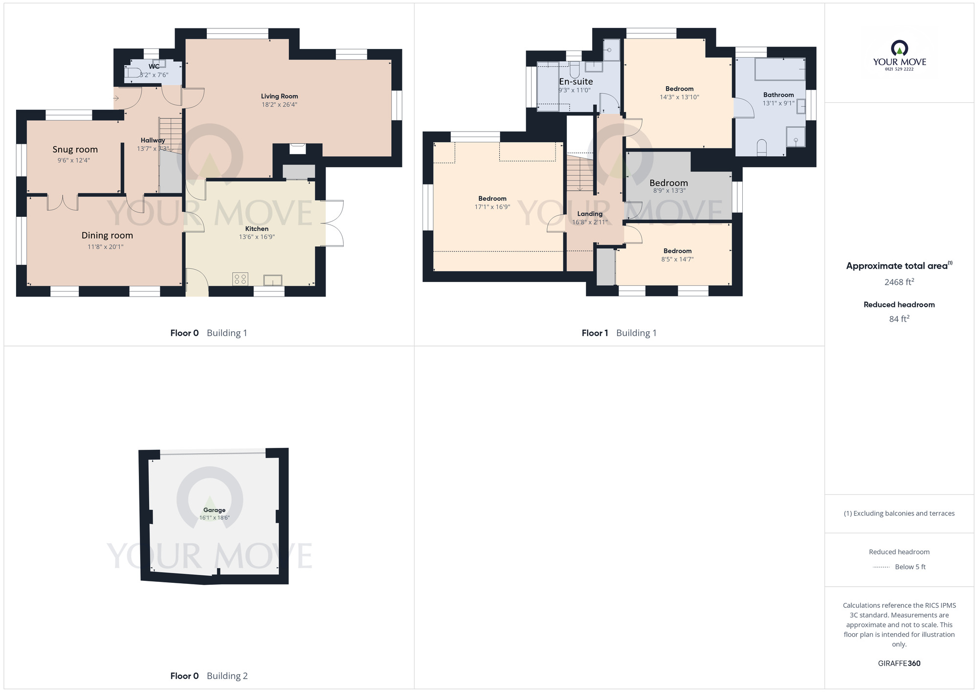 Floorplan of 4 bedroom Detached House for sale, Haslucks Green Road, Shirley, Solihull, B90