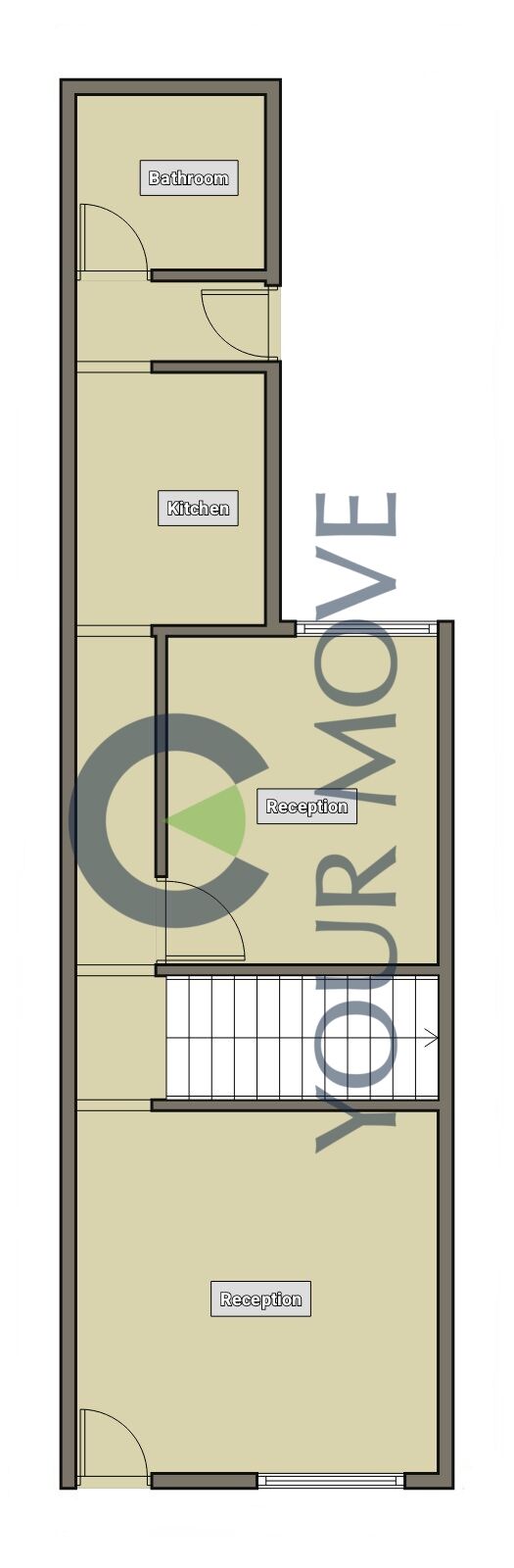 Floorplan of 3 bedroom Mid Terrace House for sale, Sabell Road, Smethwick, West Midlands, B67
