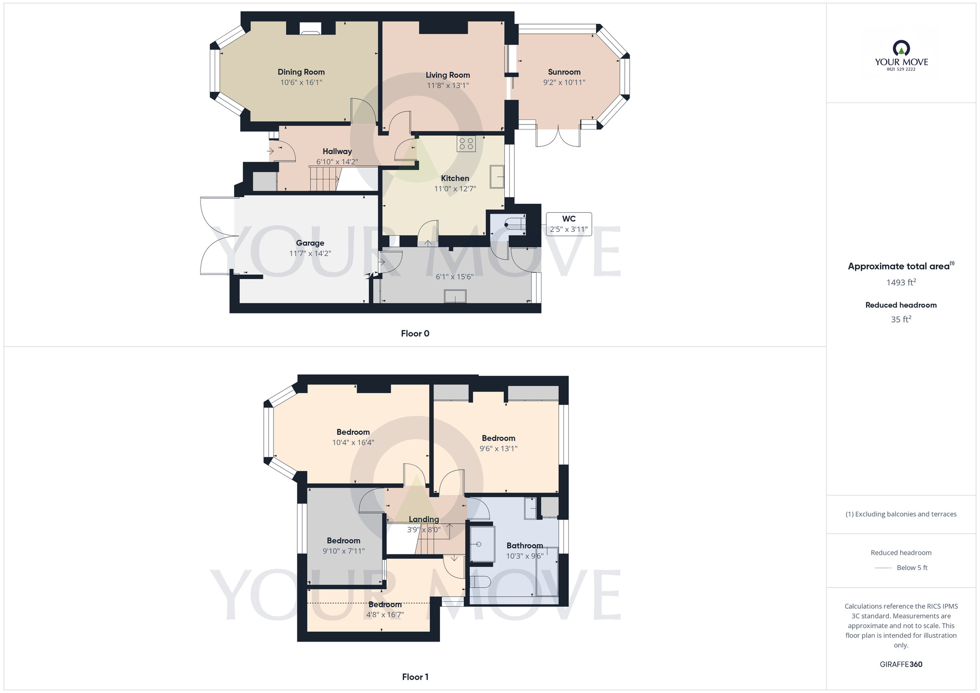Floorplan of 4 bedroom Semi Detached House for sale, Stanway Road, Shirley, West Midlands, B90