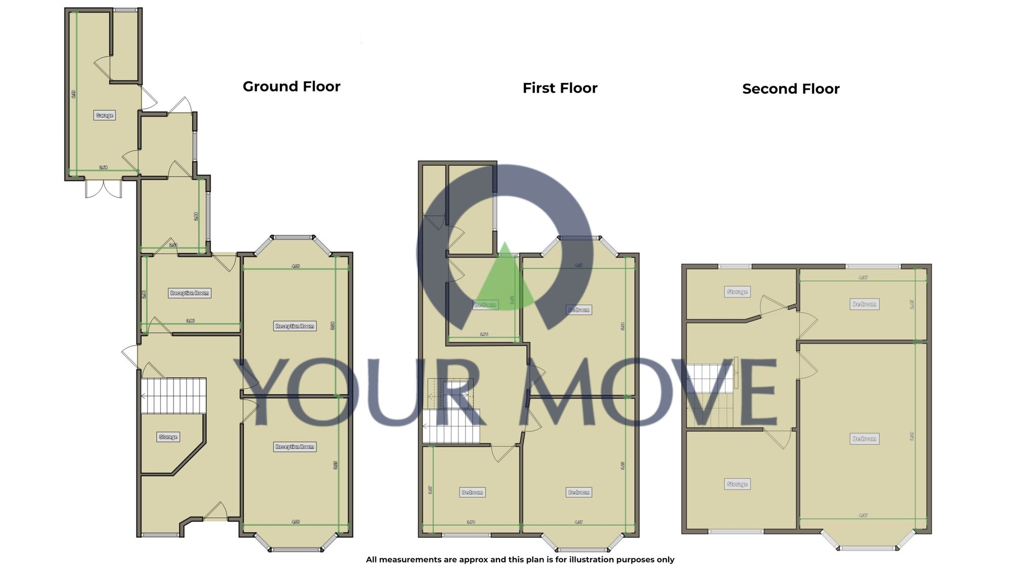 Floorplan of 6 bedroom Semi Detached House for sale, Kineton Green Road, Solihull, West Midlands, B92