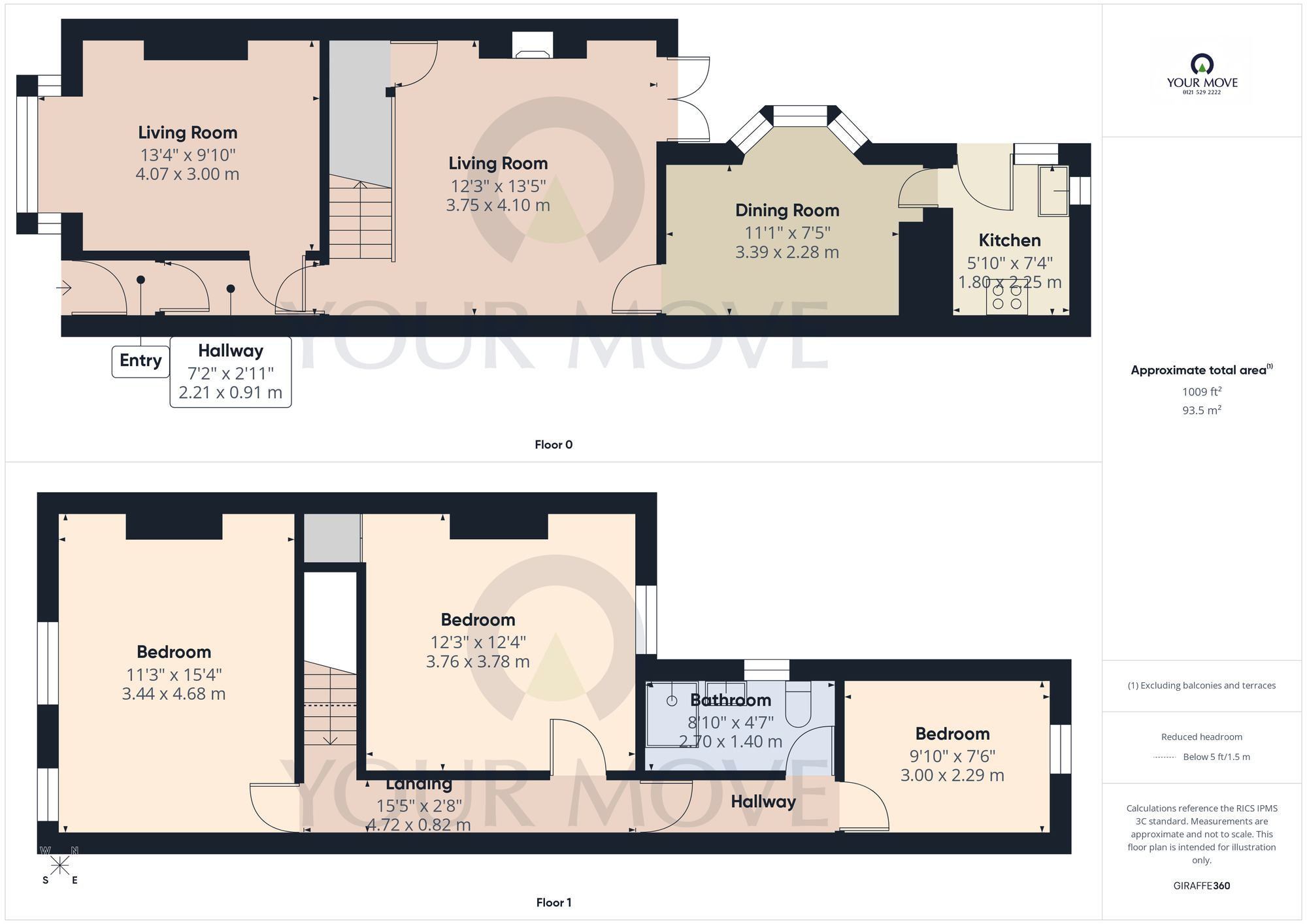 Floorplan of 3 bedroom Mid Terrace House for sale, Coventry Road, Small Heath, West Midlands, B10