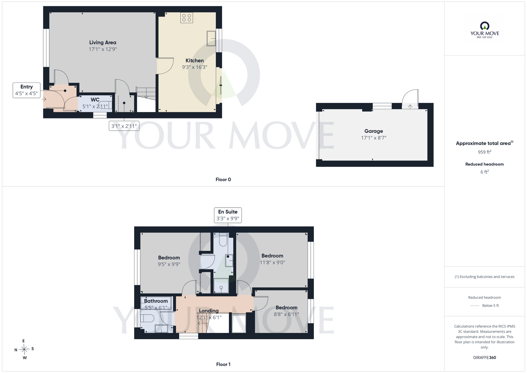 Floorplan of 3 bedroom Semi Detached House for sale, Short Street, Shirley, West Midlands, B90