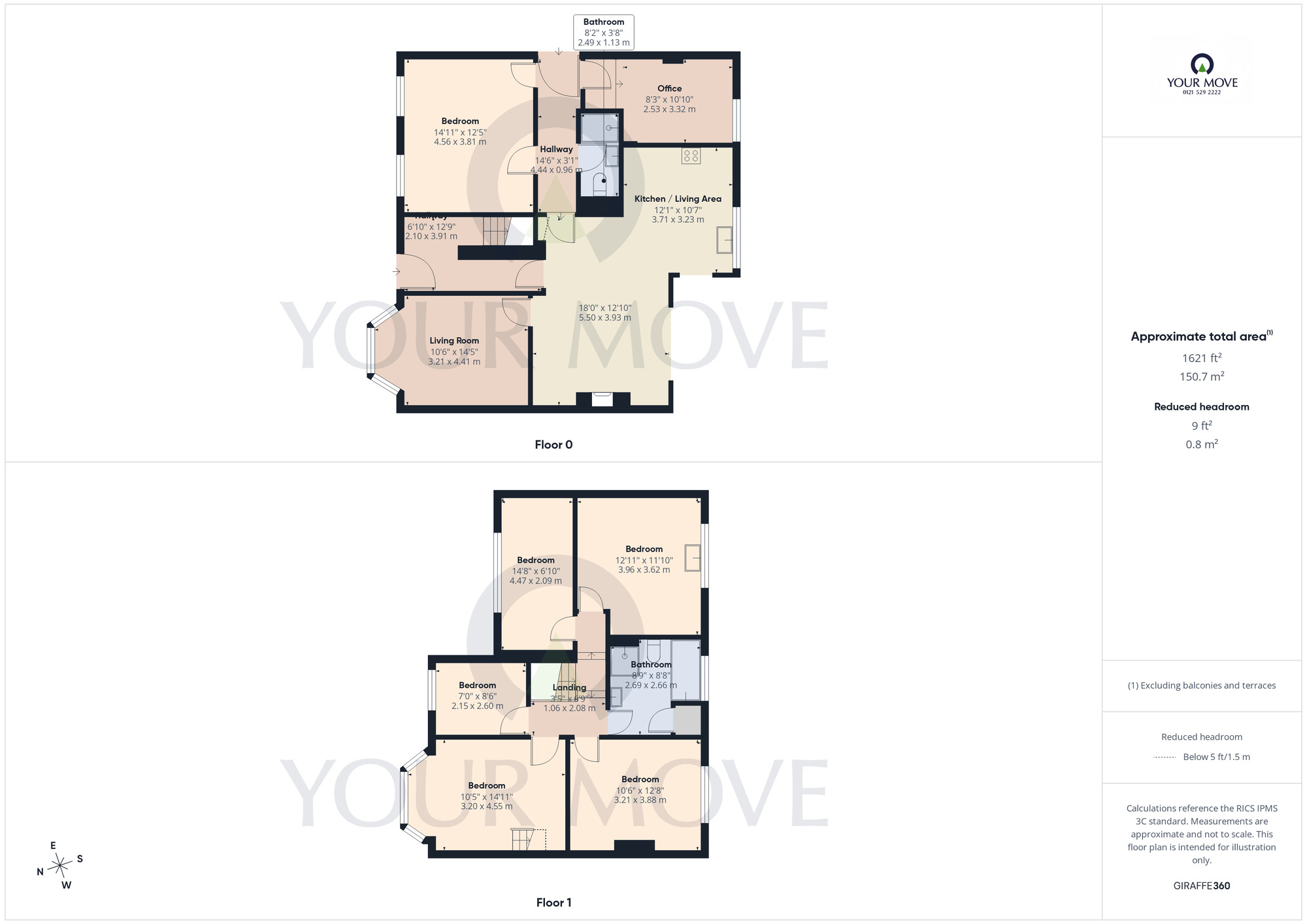 Floorplan of 6 bedroom Semi Detached House for sale, Stanway Road, Shirley, West Midlands, B90