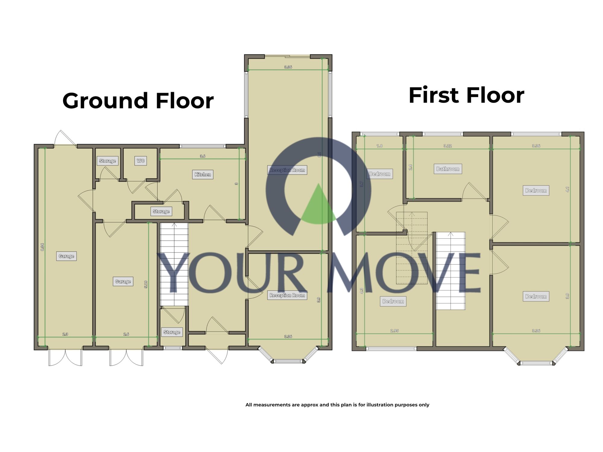 Floorplan of 4 bedroom Detached House for sale, Morjon Drive, Birmingham, West Midlands, B43
