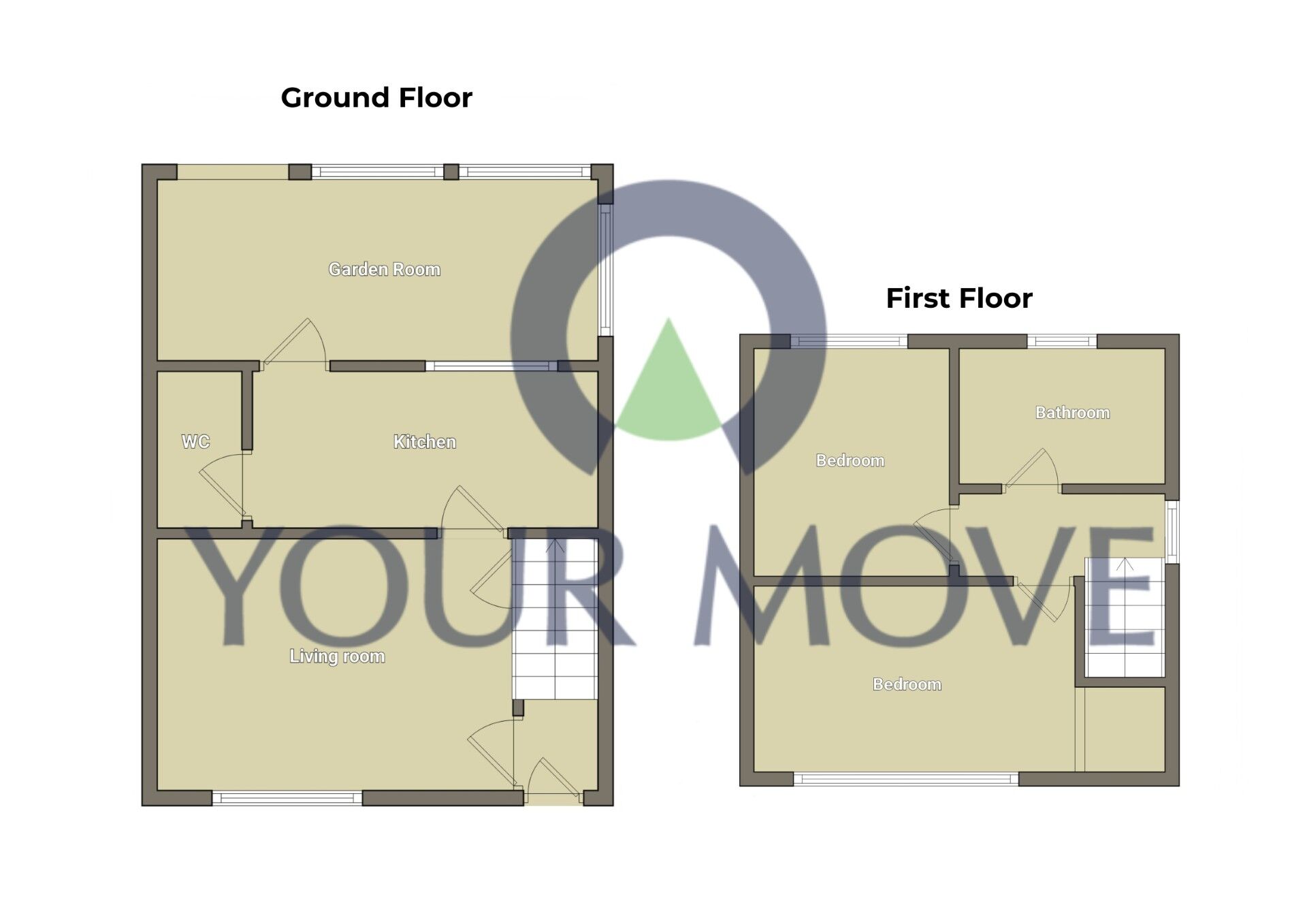 Floorplan of 2 bedroom End Terrace House for sale, Peplow Road, Birmingham, West Midlands, B33