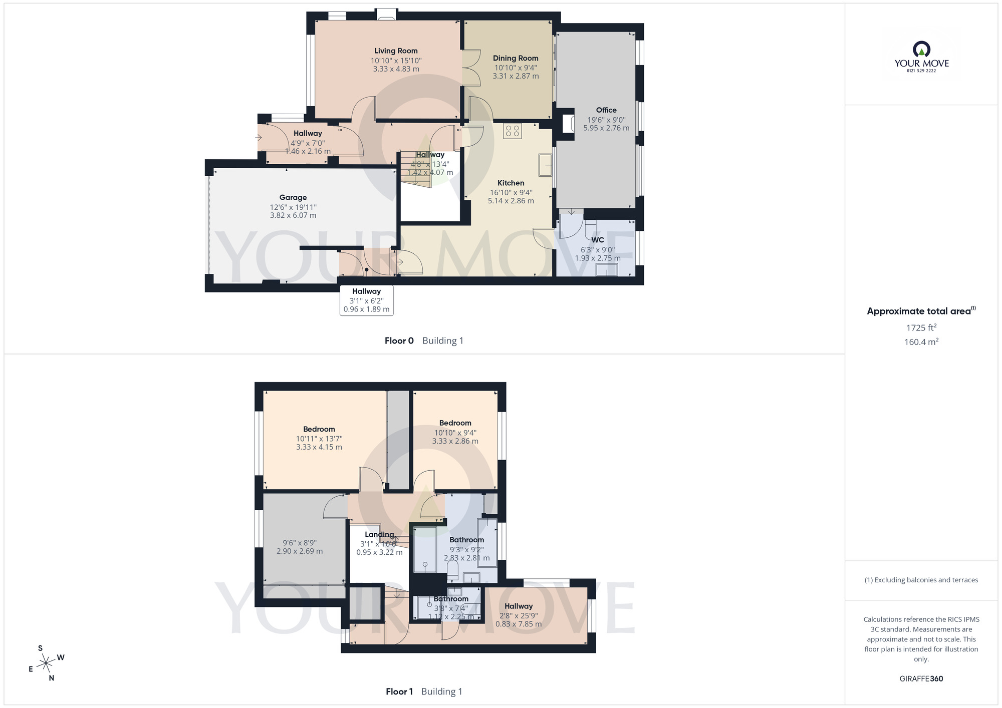 Floorplan of 4 bedroom Detached House for sale, Portway Close, Solihull, West Midlands, B91