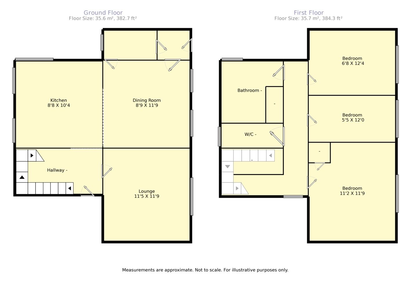 Floorplan of 3 bedroom  House to rent, Alderley, Skelmersdale, Lancashire, WN8