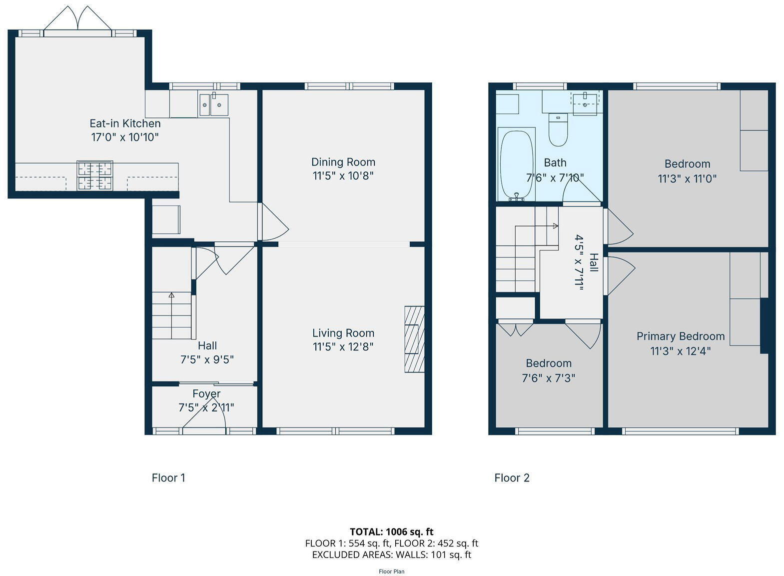 Floorplan of 3 bedroom Semi Detached House for sale, Limefield Drive, Skelmersdale, Lancashire, WN8