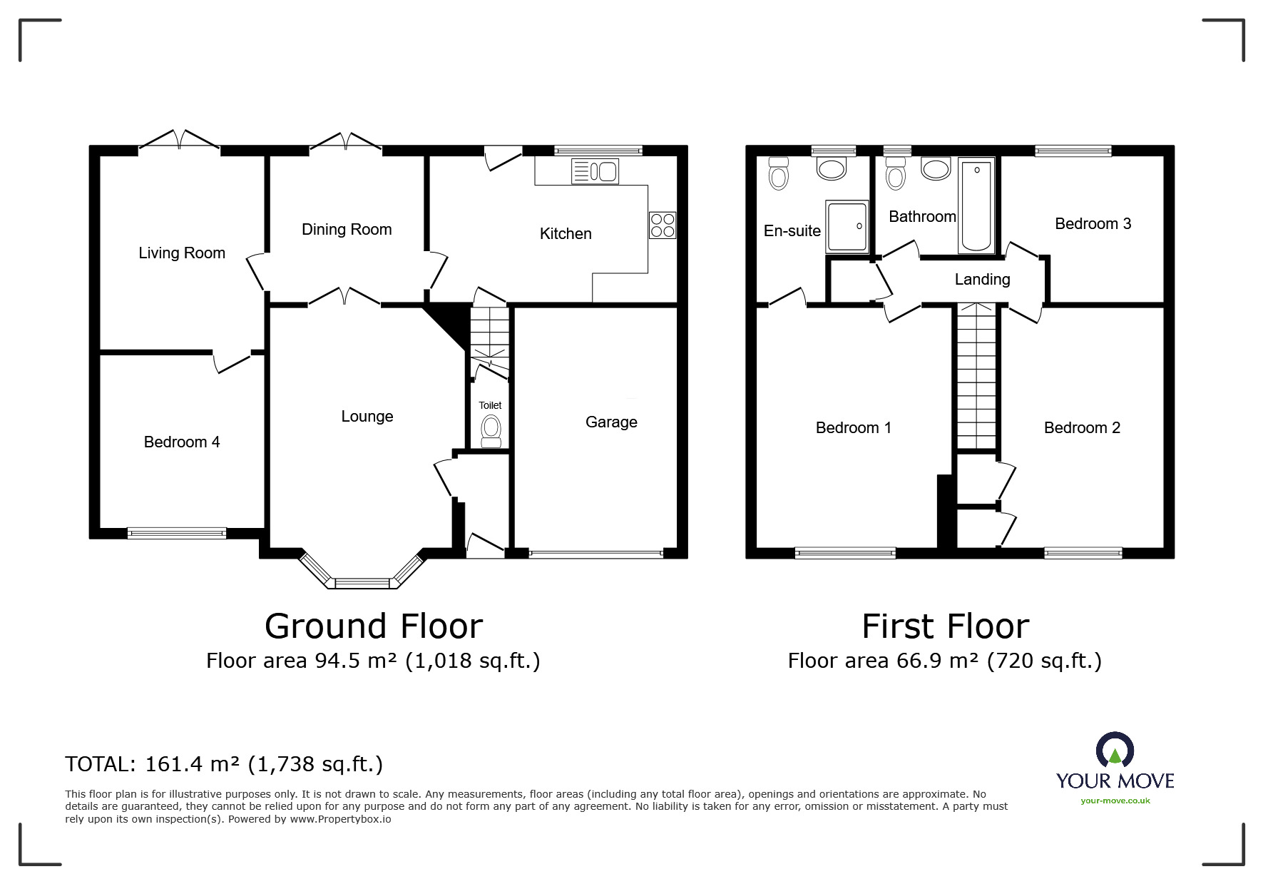 Floorplan of 4 bedroom Detached House for sale, Mercury Way, Skelmersdale, Lancashire, WN8