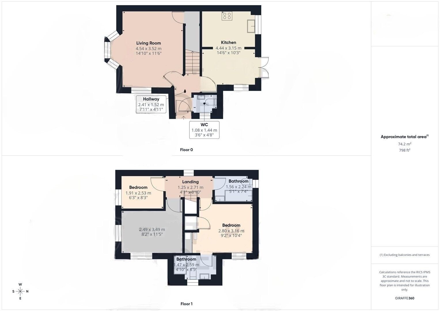 Floorplan of 3 bedroom Detached House for sale, Jackfield Way, Skelmersdale, Lancashire, WN8