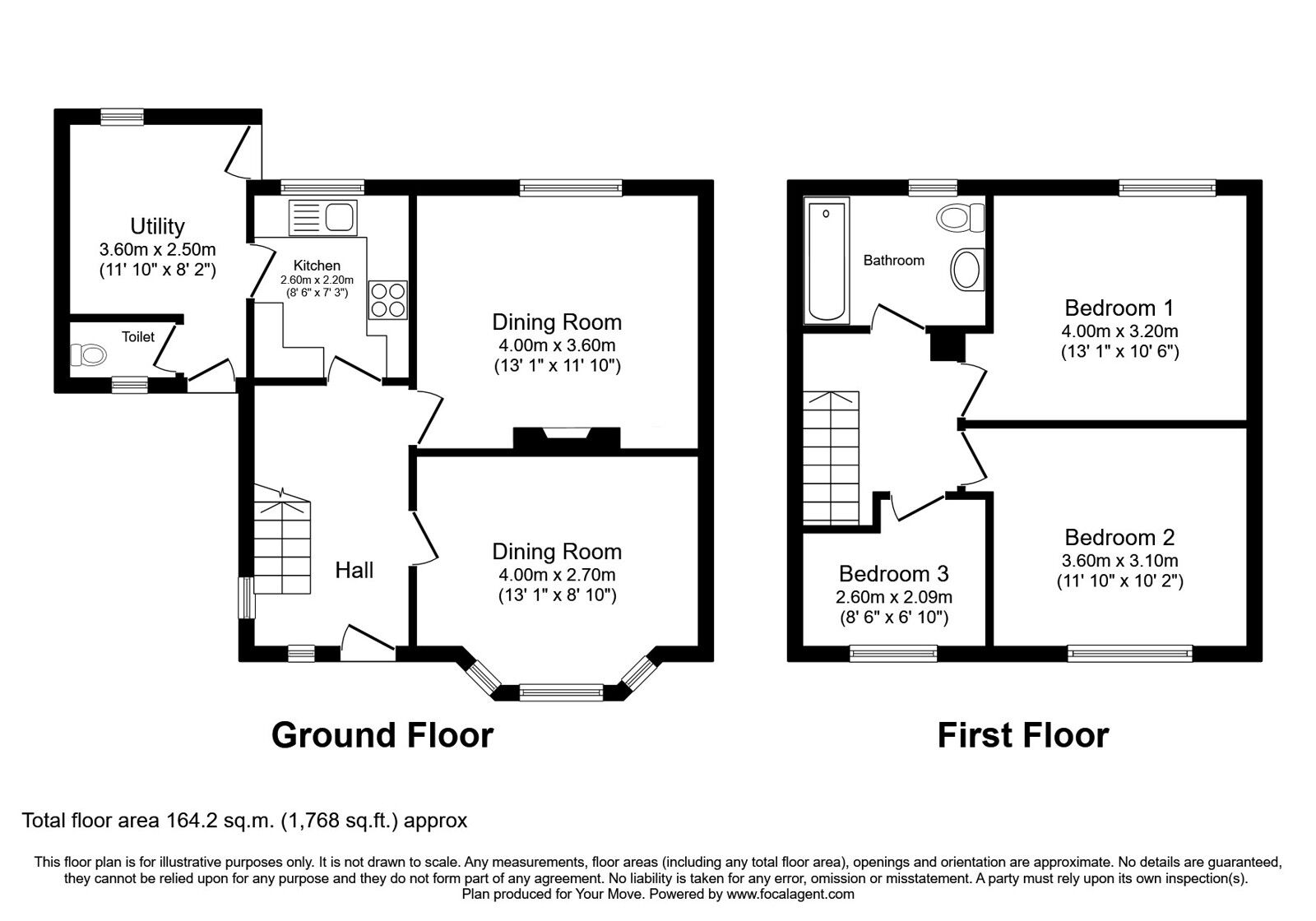 Floorplan of 3 bedroom Semi Detached House for sale, School Lane, Chapel House, Lancashire, WN8
