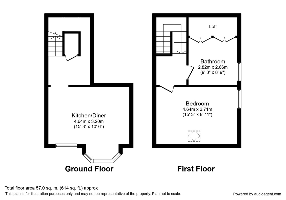 Floorplan of 1 bedroom  Flat for sale, Arthur Road, Southampton, SO15