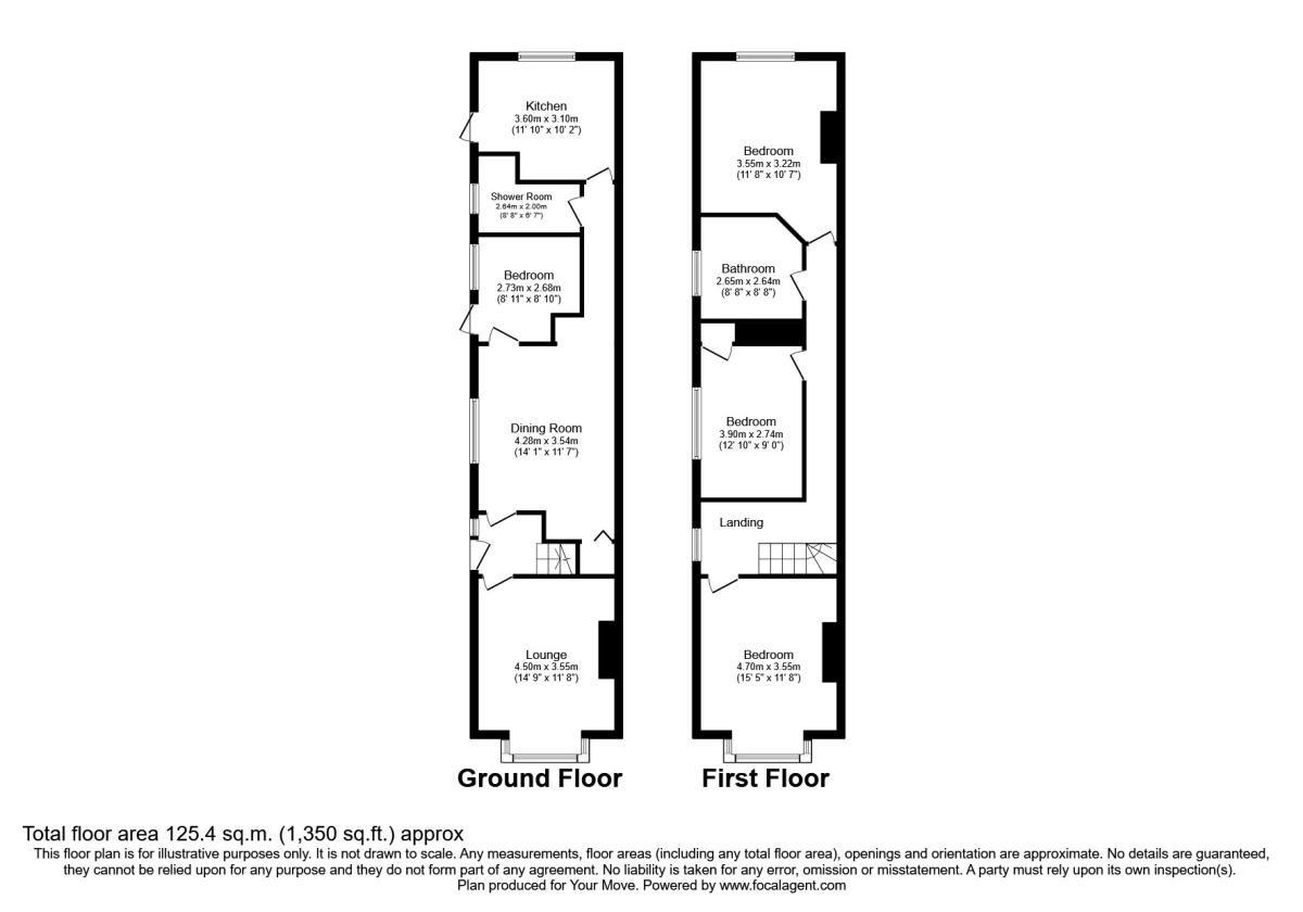 Floorplan of 5 bedroom  House to rent, Newcombe Road, Southampton, SO15