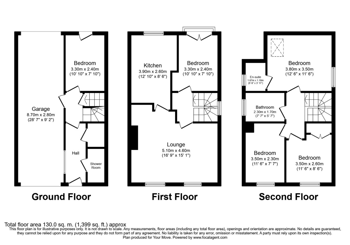 Floorplan of 4 bedroom Detached House to rent, Methuen Street, Southampton, Hampshire, SO14