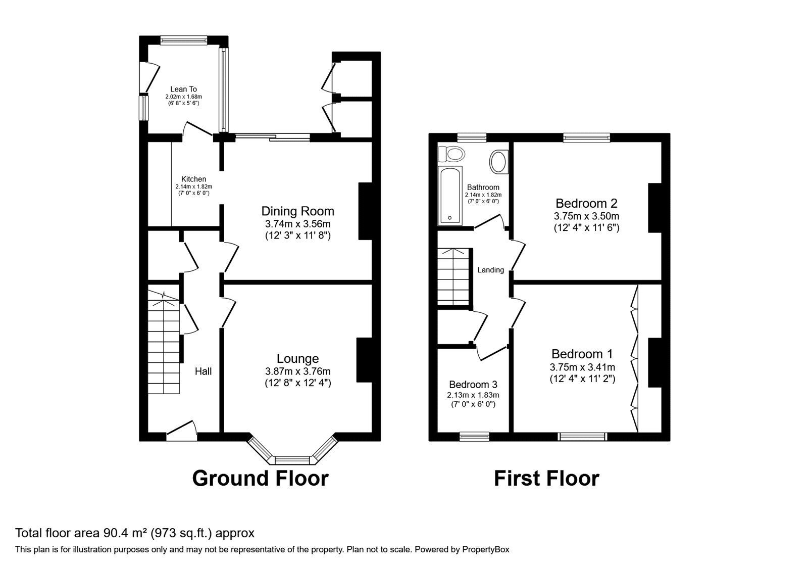 Floorplan of 3 bedroom Semi Detached House for sale, Radstock Road, Southampton, Hampshire, SO19