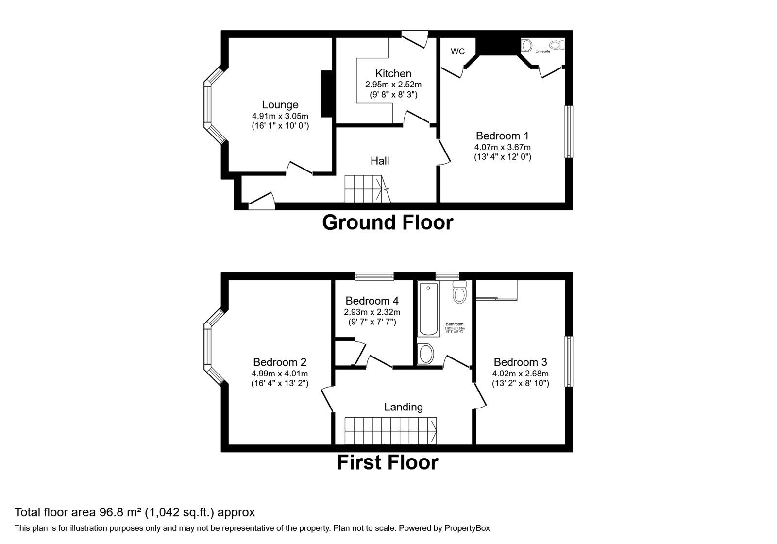 Floorplan of 4 bedroom Semi Detached House for sale, Newcombe Road, Southampton, Hampshire, SO15