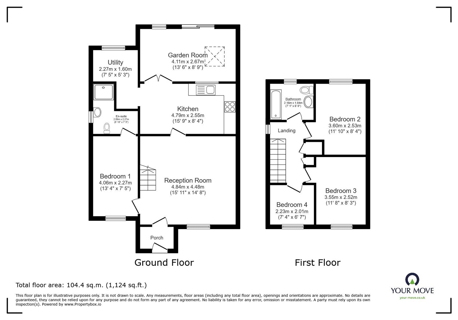 Floorplan of 4 bedroom Semi Detached House for sale, Tunstall Road, Southampton, Hampshire, SO19