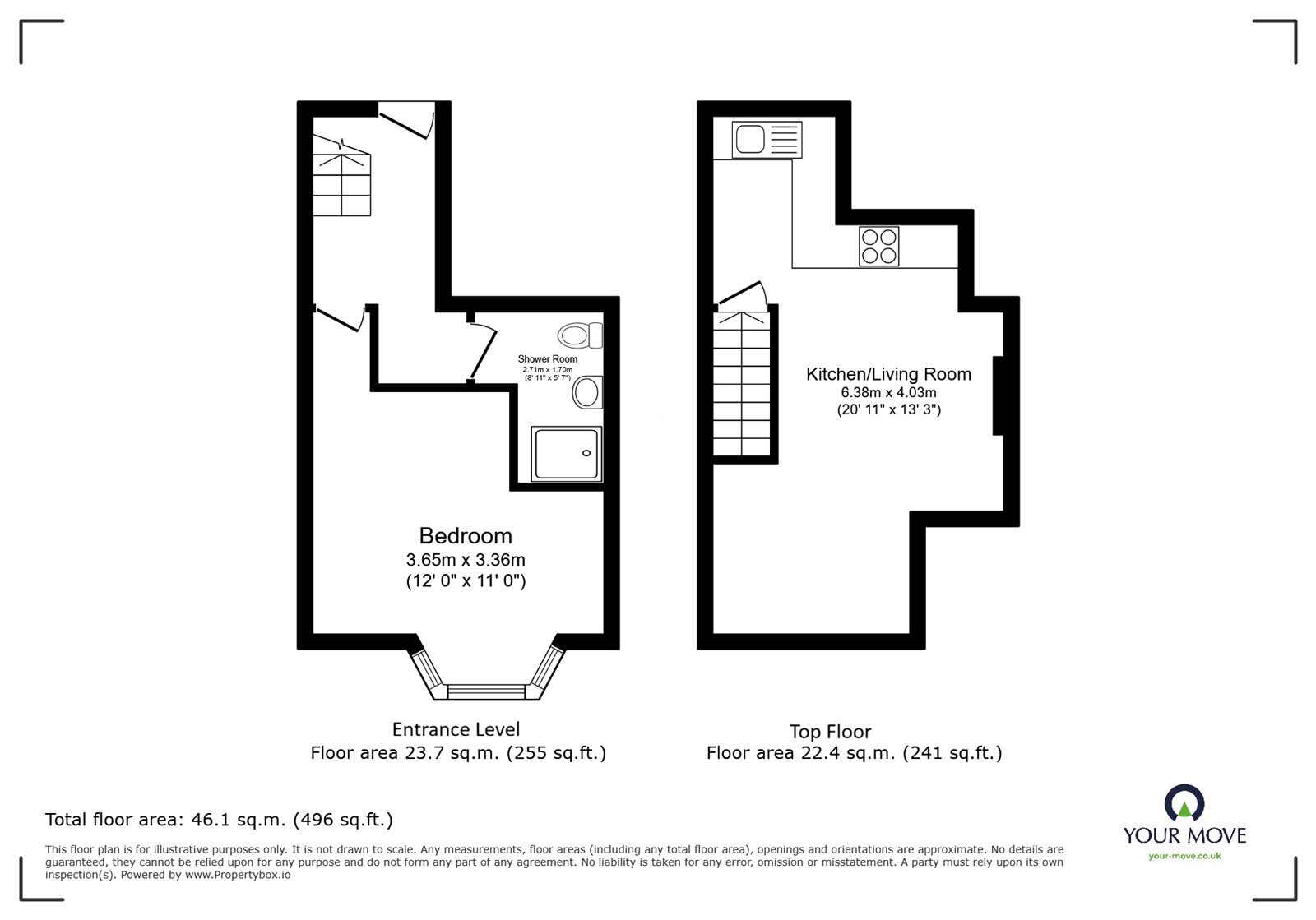 Floorplan of 1 bedroom Flat for sale, Avenue Road, Southampton, Hampshire, SO14