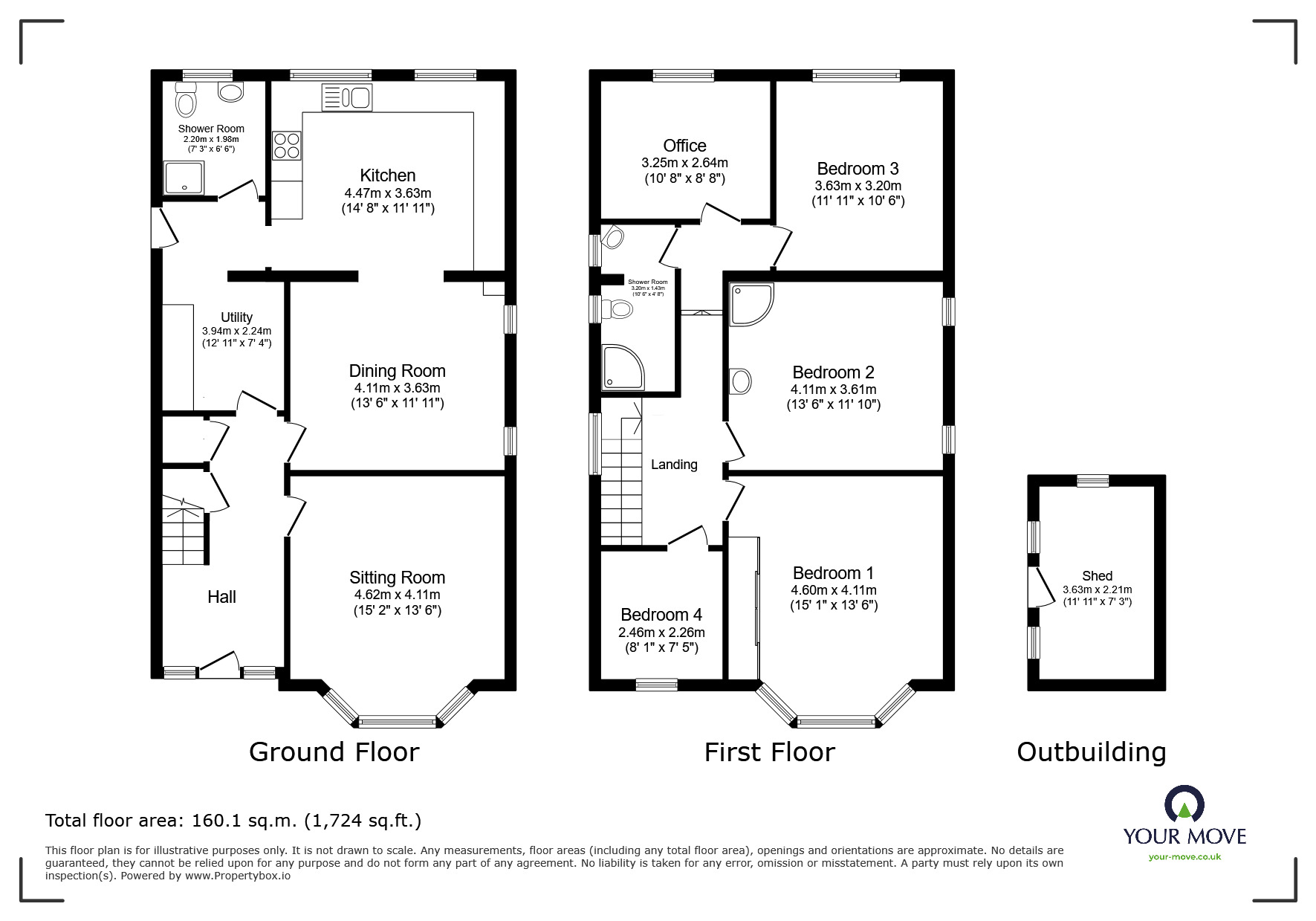 Floorplan of 5 bedroom Detached House for sale, Clifton Road, Southampton, Hampshire, SO15