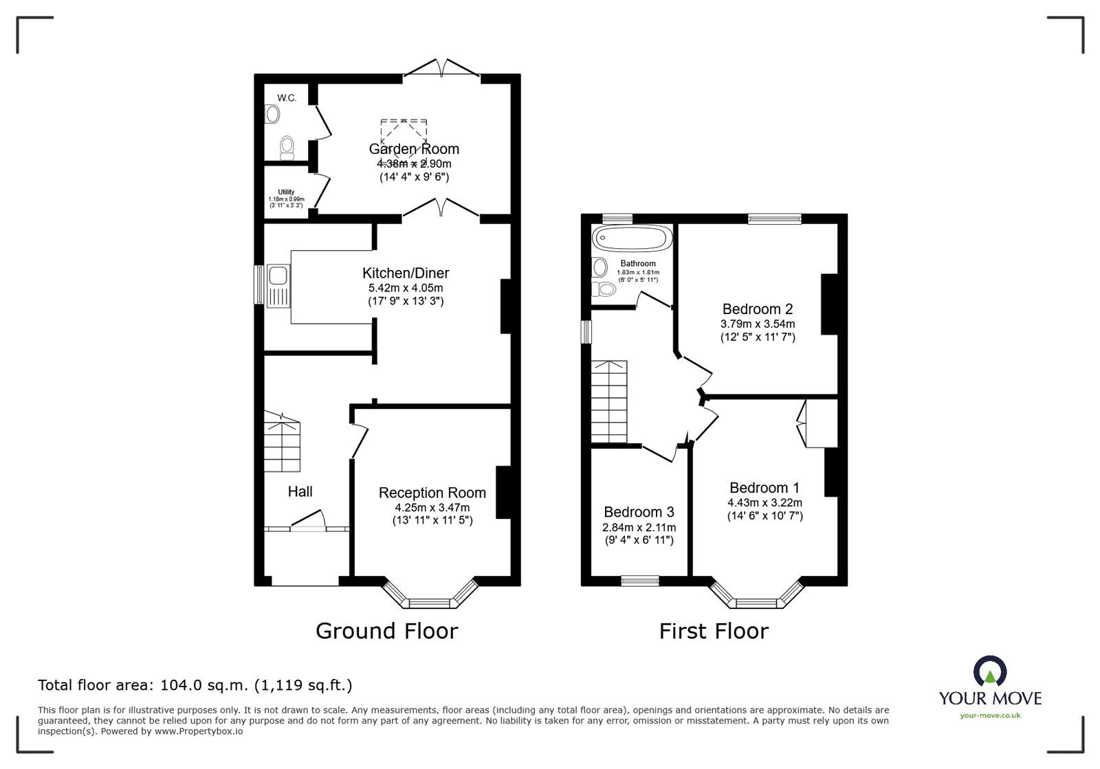 Floorplan of 3 bedroom Semi Detached House for sale, Elmes Drive, Southampton, City Of Southampton, SO15