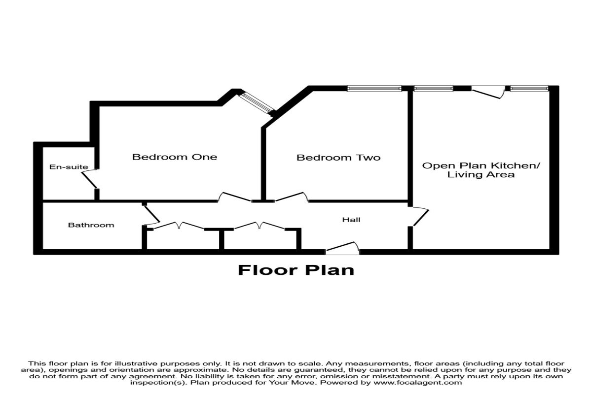 Floorplan of 2 bedroom  Flat to rent, Admiralty Road, Portsmouth, PO1