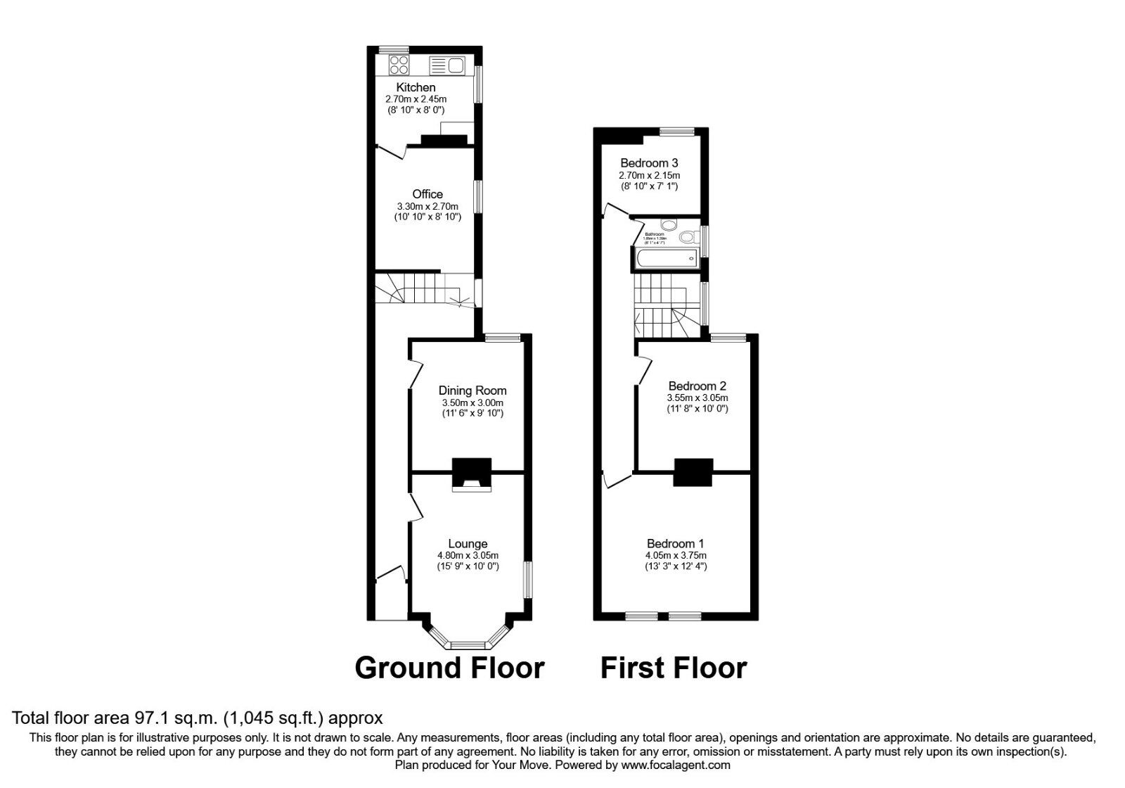 3 bedroom Mid Terrace House for sale, St. Augustine Road, Southsea, PO4