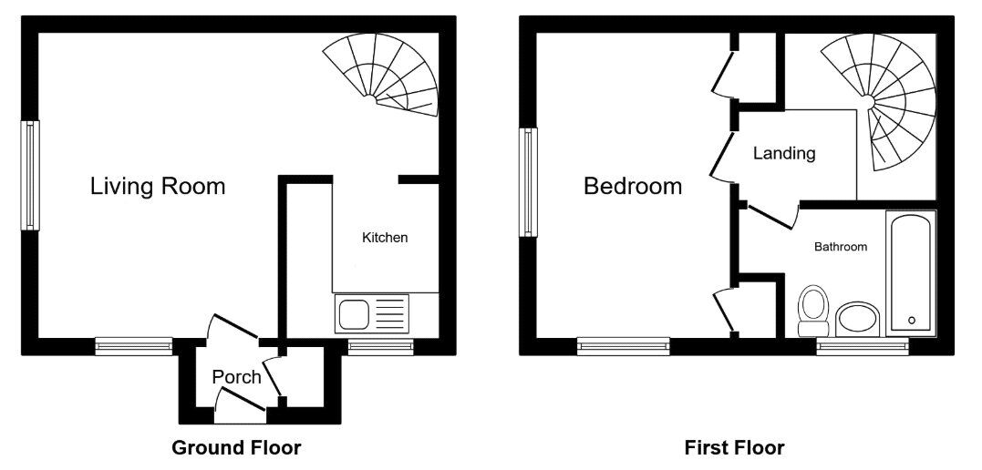 Floorplan of 1 bedroom End Terrace House for sale, Abraham Close, Botley, Hampshire, SO30
