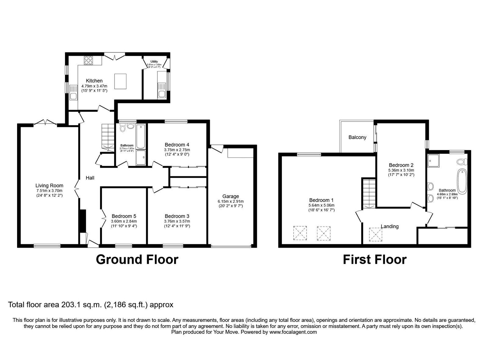 Floorplan of 4 bedroom Detached House for sale, Hawthorn Bank, Carnock, Fife, KY12