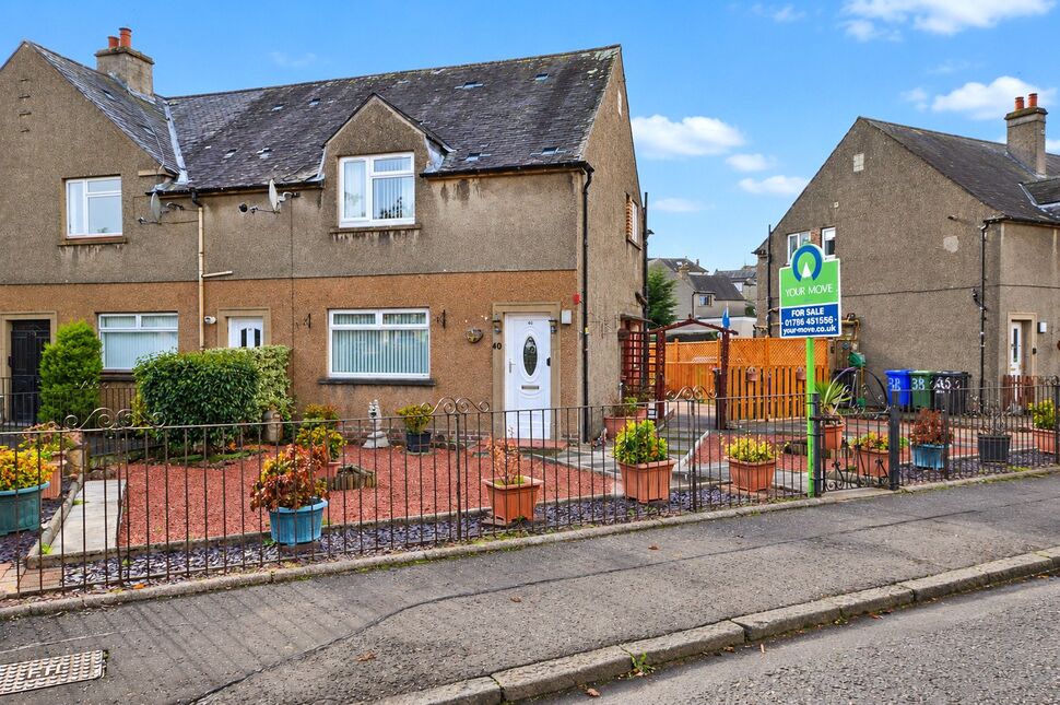 Main image of 2 bedroom End Terrace House for sale, McLaren Terrace, Stirling, Stirlingshire, FK7