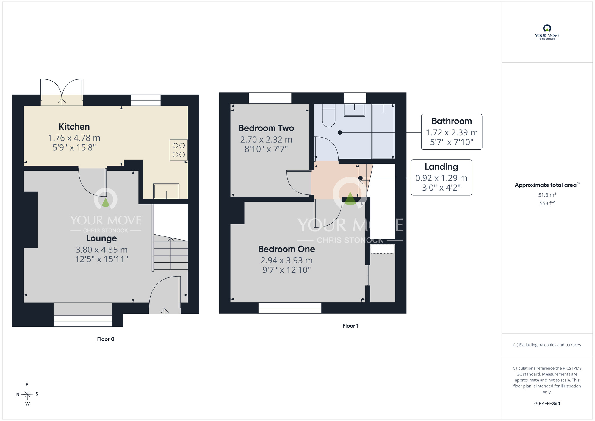 Floorplan of 2 bedroom Semi Detached House to rent, Cotswold Road, Sunderland, SR5