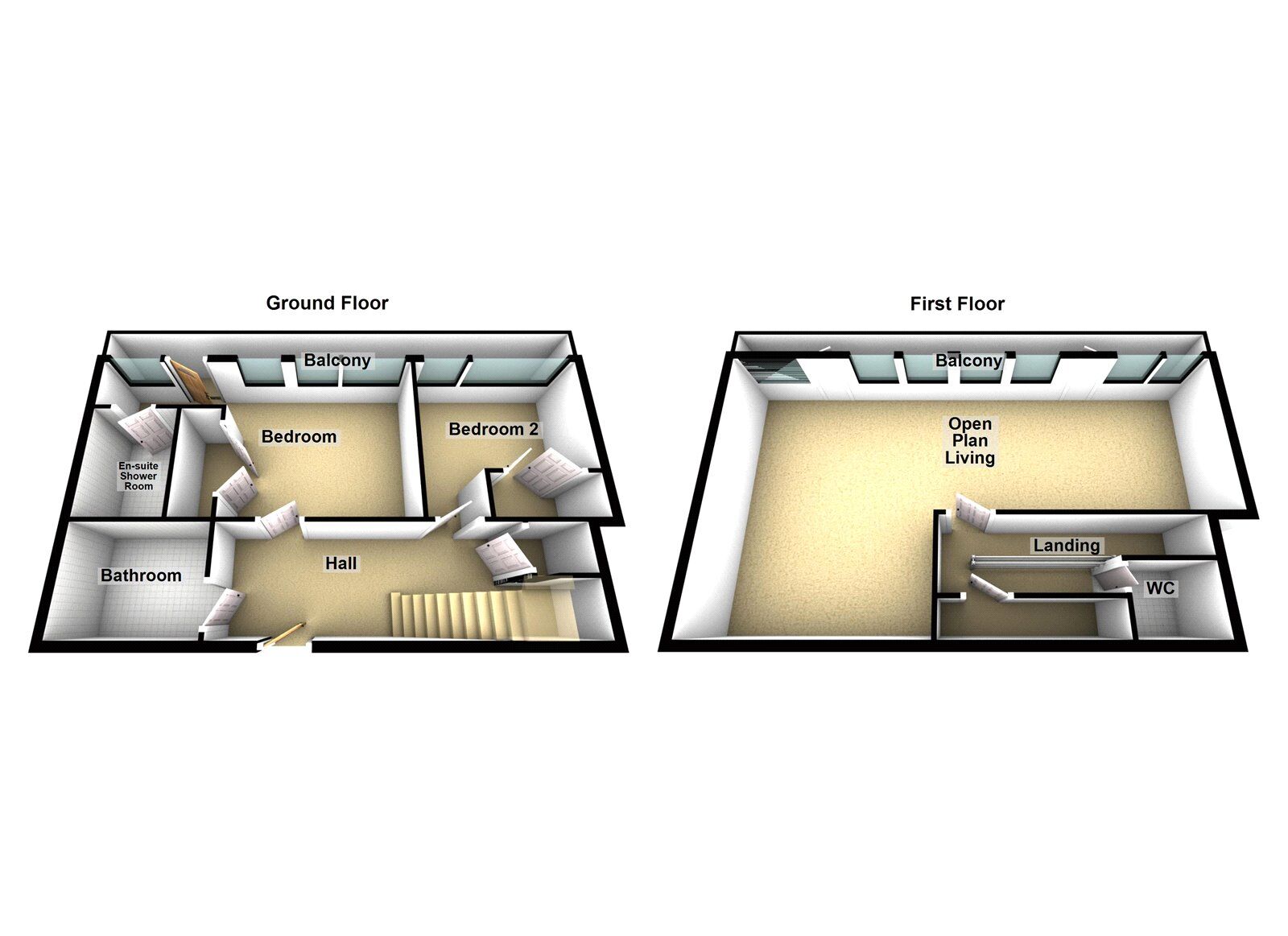 Floorplan of 2 bedroom  House for sale, West Wear Street, Sunderland, Tyne and Wear, SR1
