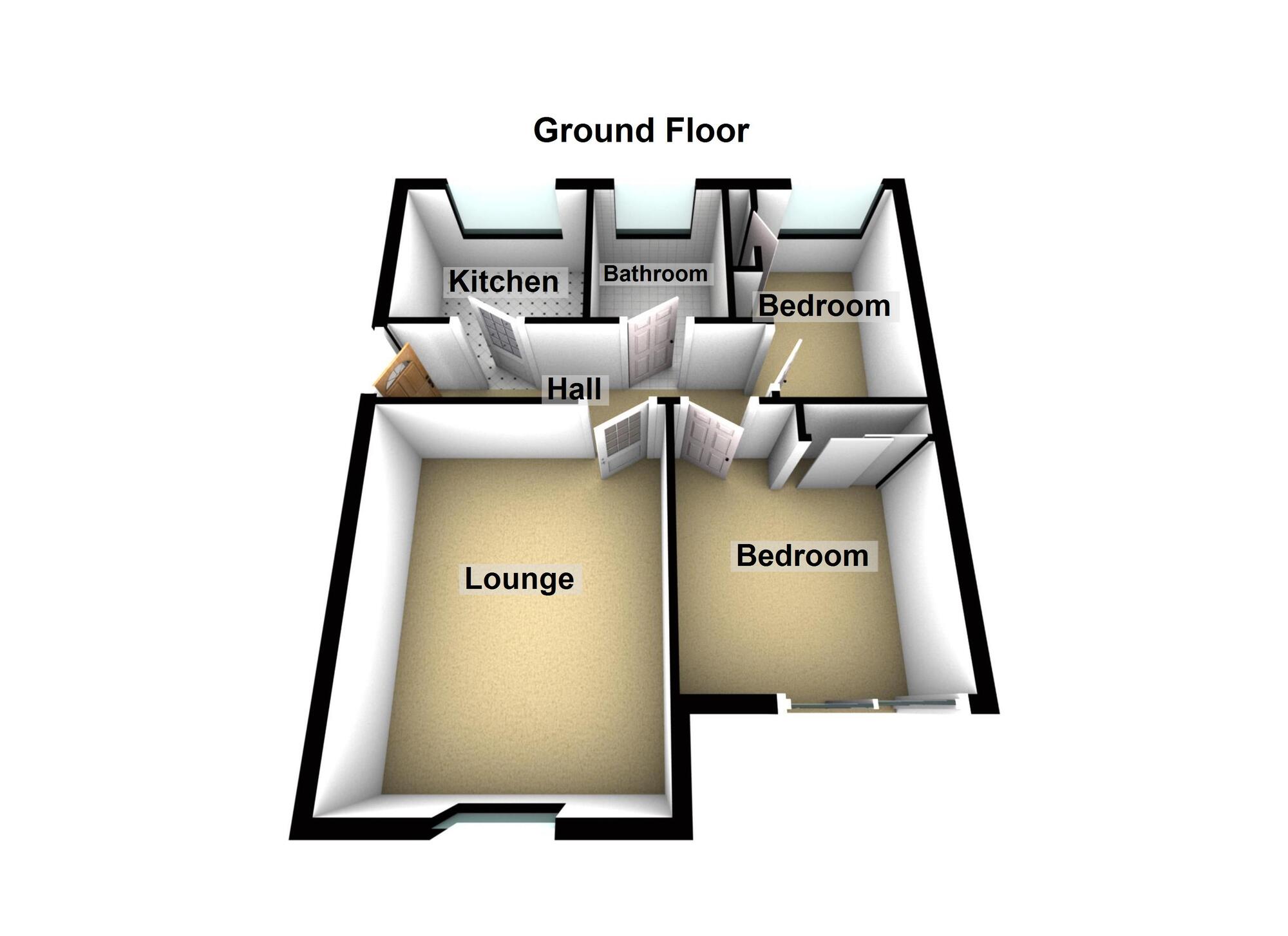 Floorplan of 2 bedroom  Flat for sale, Albert Court, Sunderland, Tyne and Wear, SR2