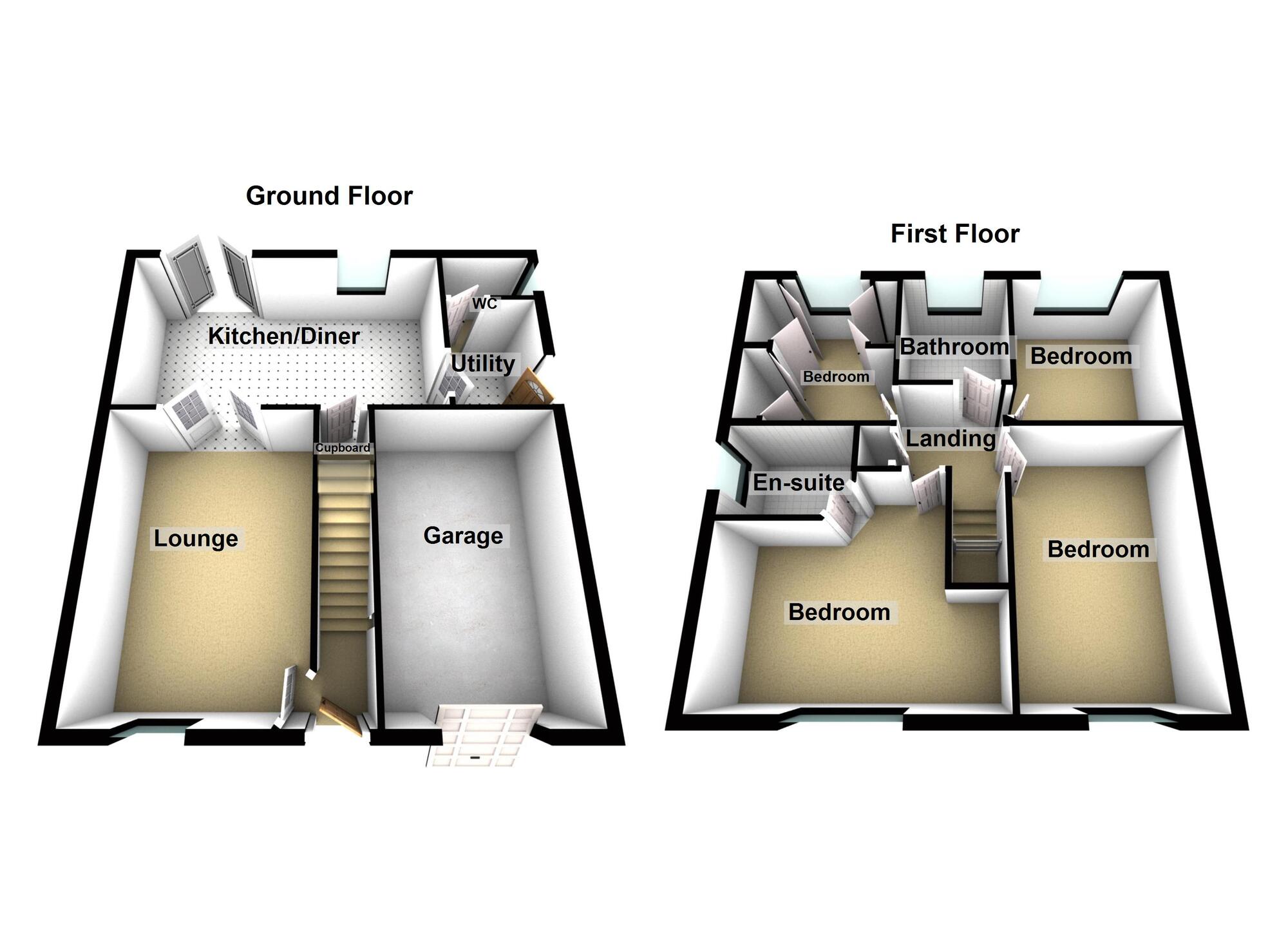 Floorplan of 4 bedroom Detached House for sale, Wilshire Close, Sunderland, Tyne and Wear, SR2