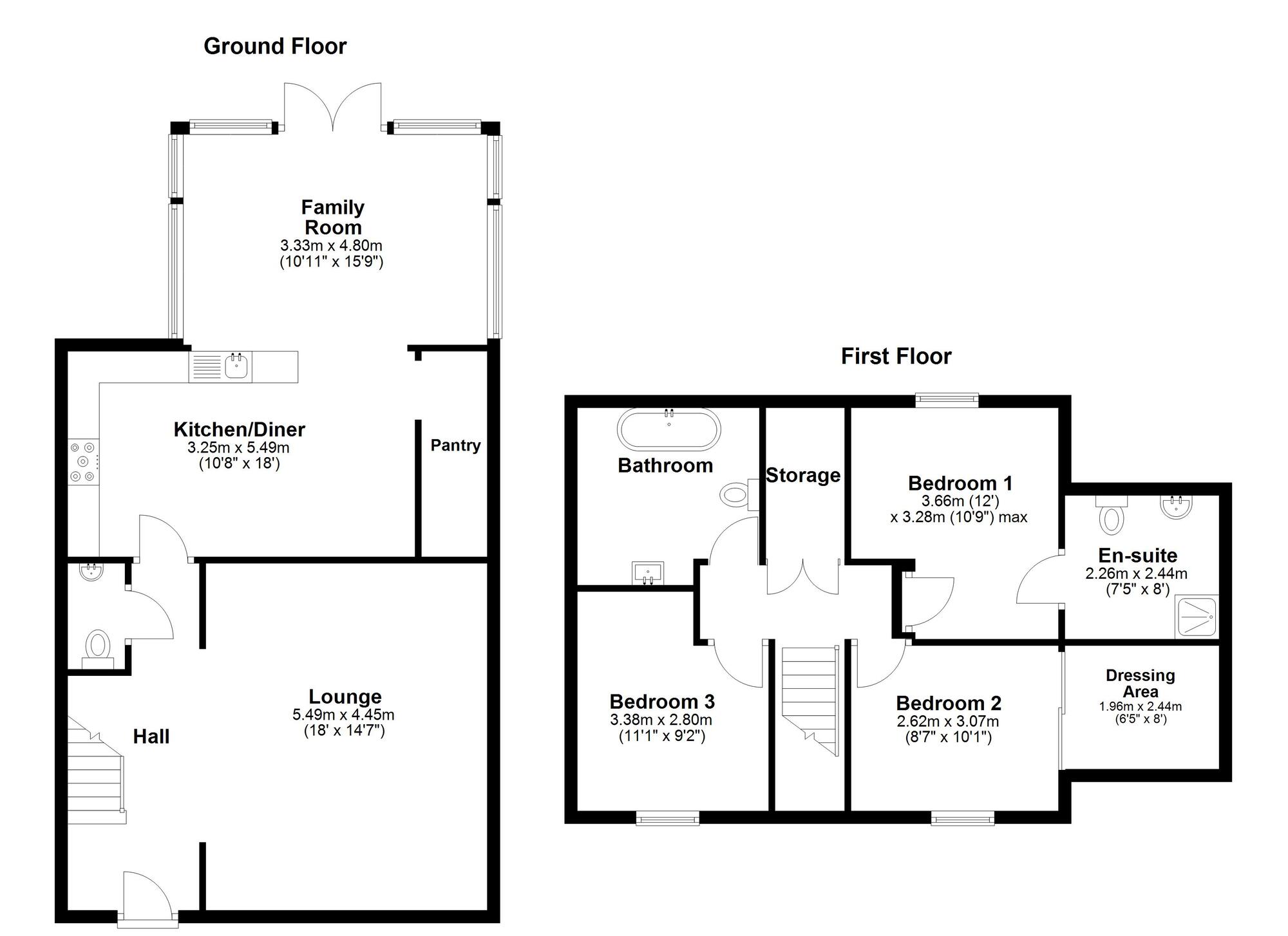 Floorplan of 3 bedroom Detached House for sale, Cambria Street, Sunderland, Tyne and Wear, SR4