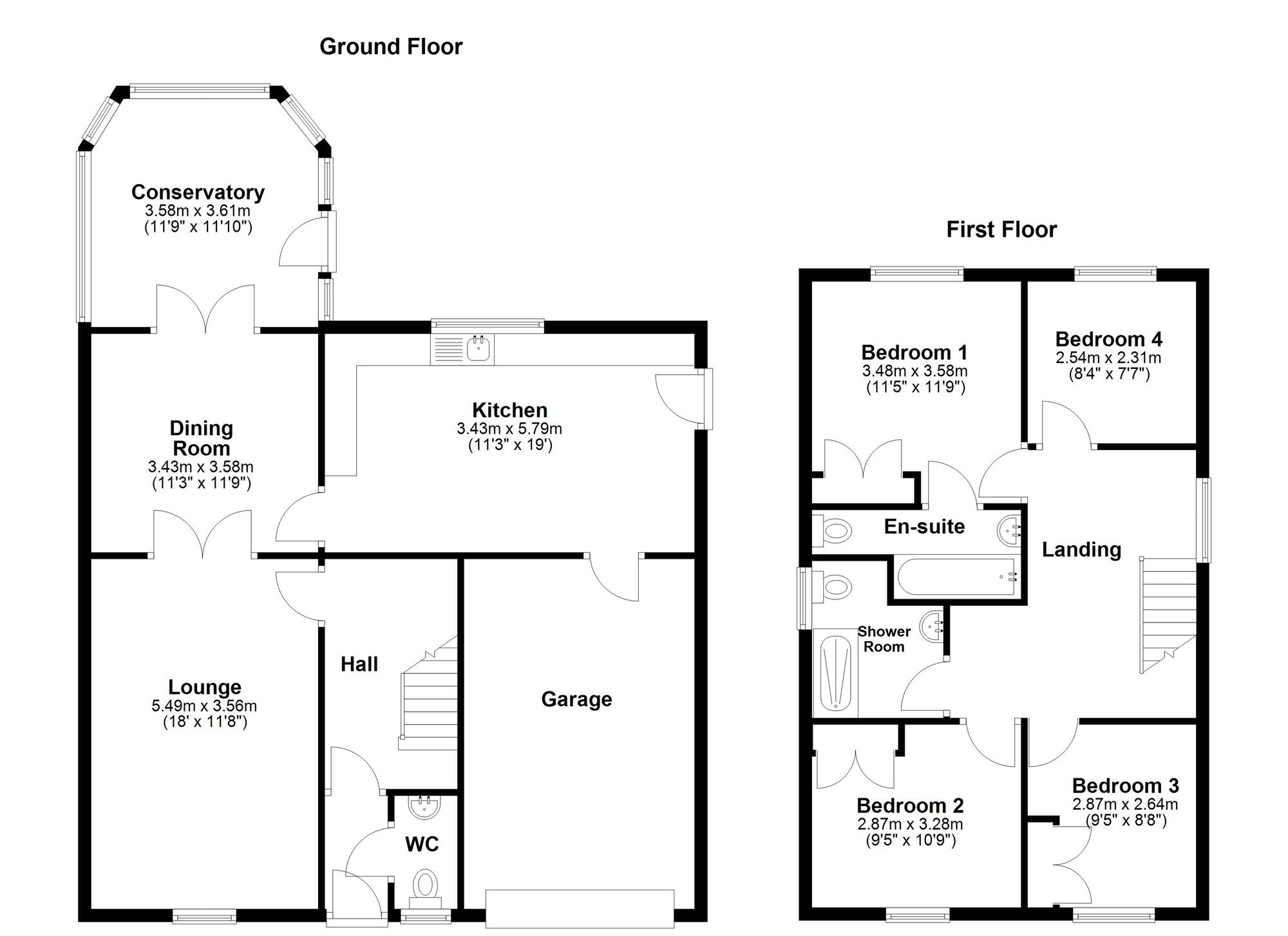 Floorplan of 4 bedroom Detached House for sale, Angram Drive, Sunderland, Tyne and Wear, SR2